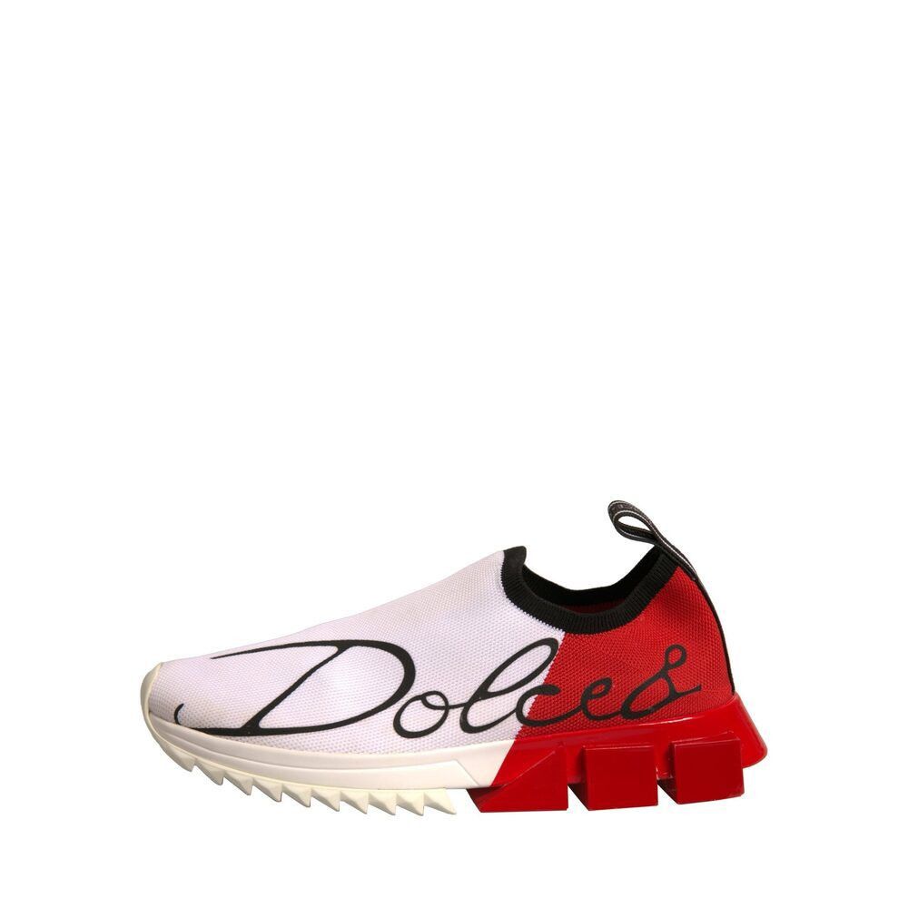 Dolce & Gabbana Dolce & Gabbana White Red Low Top Sorrento Sneakers Shoes Size US 8 / IT 38 - 6 Thumbnail