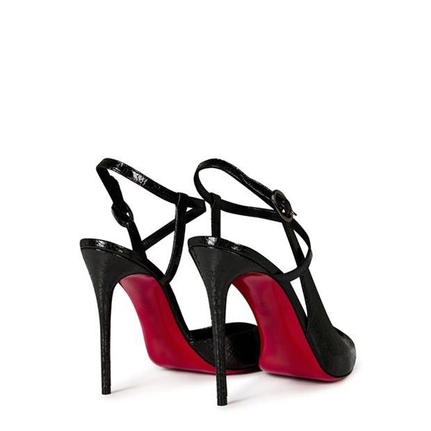 Christian Louboutin Jenlove 100mm Leather Heeled Pumps Size US 8 / IT 38 - 5 Thumbnail