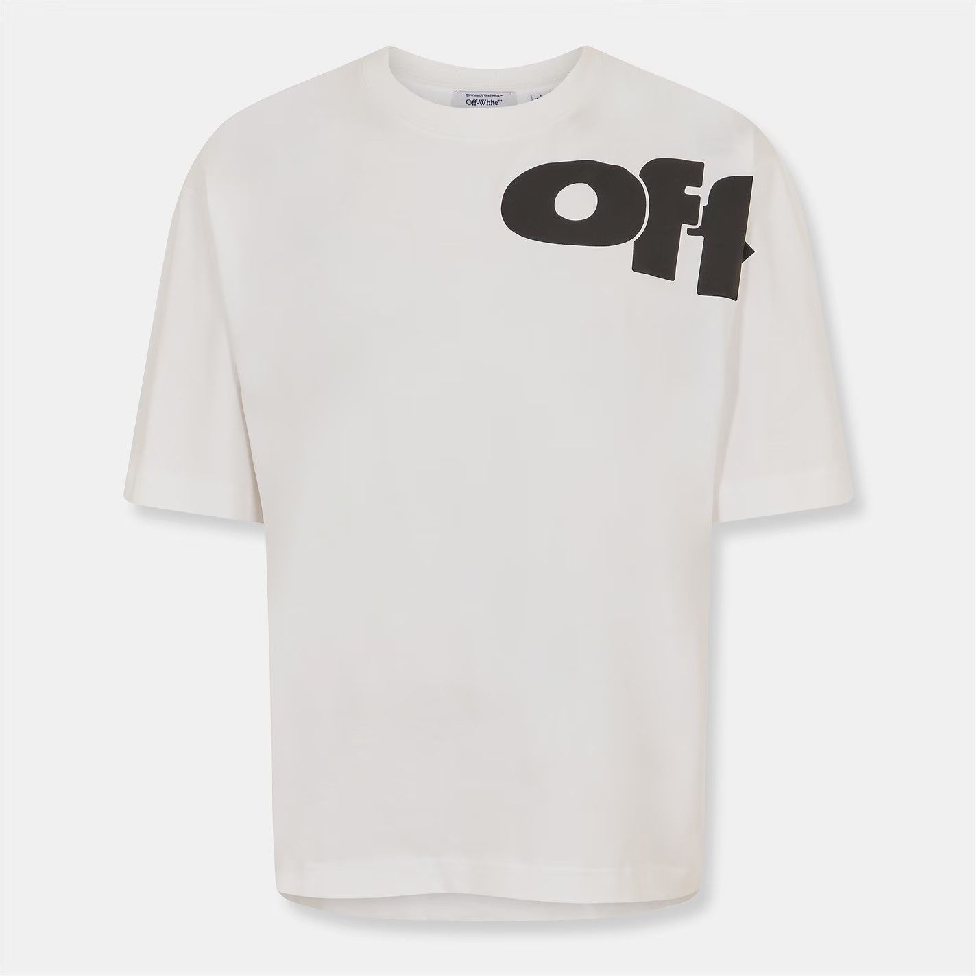 Off-White o1g2r1mq0226 Logo Skate T-Shirt In White Size US XL / EU 56 / 4 - 1 Thumbnail