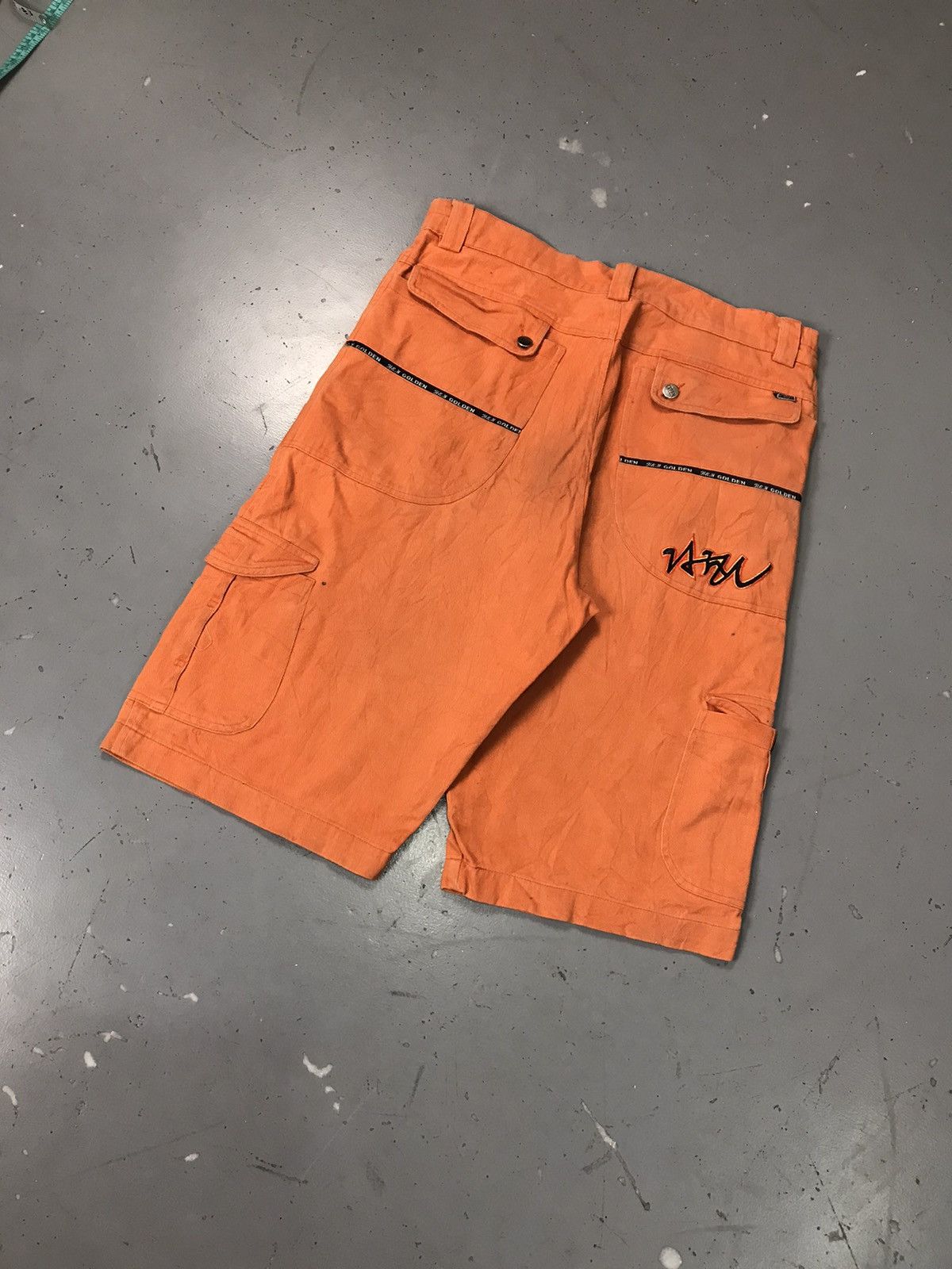 Designer Vintage Y2K multi pocket cargodenim jort Size US 38 / EU 54 - 10 Thumbnail