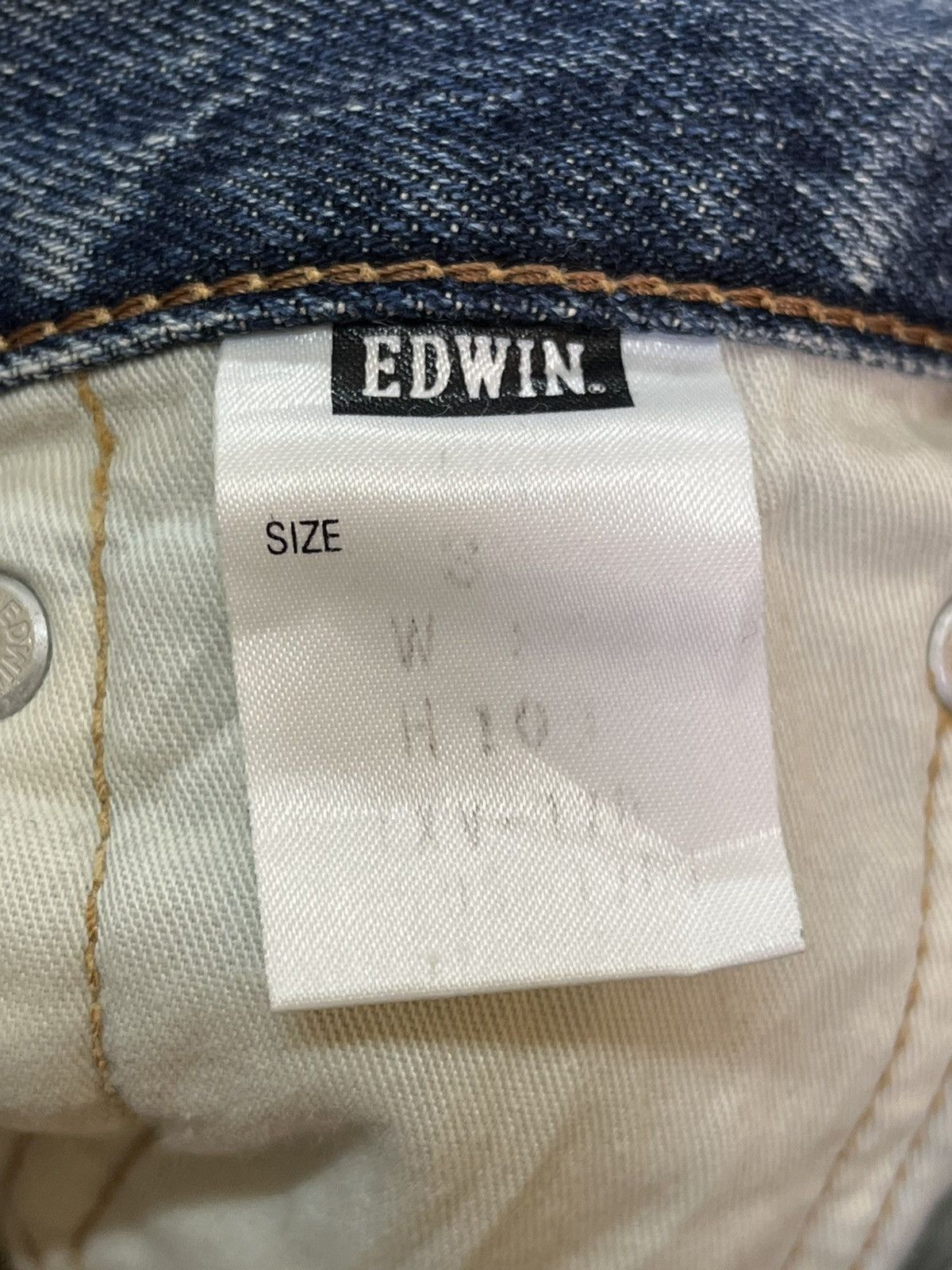 Edwin × Japanese Brand Vintage Edwin XV-S Baggy Distressed Denim Size US 32 / EU 48 - 9 Thumbnail