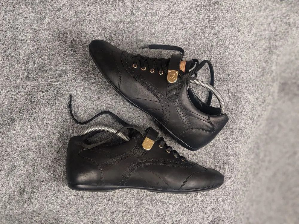 Louis Vuitton Louis Vuitton Vintage Leather Brogue Velcro Strap Sneakers Size US 6.5 / IT 36.5 - 1 Thumbnail