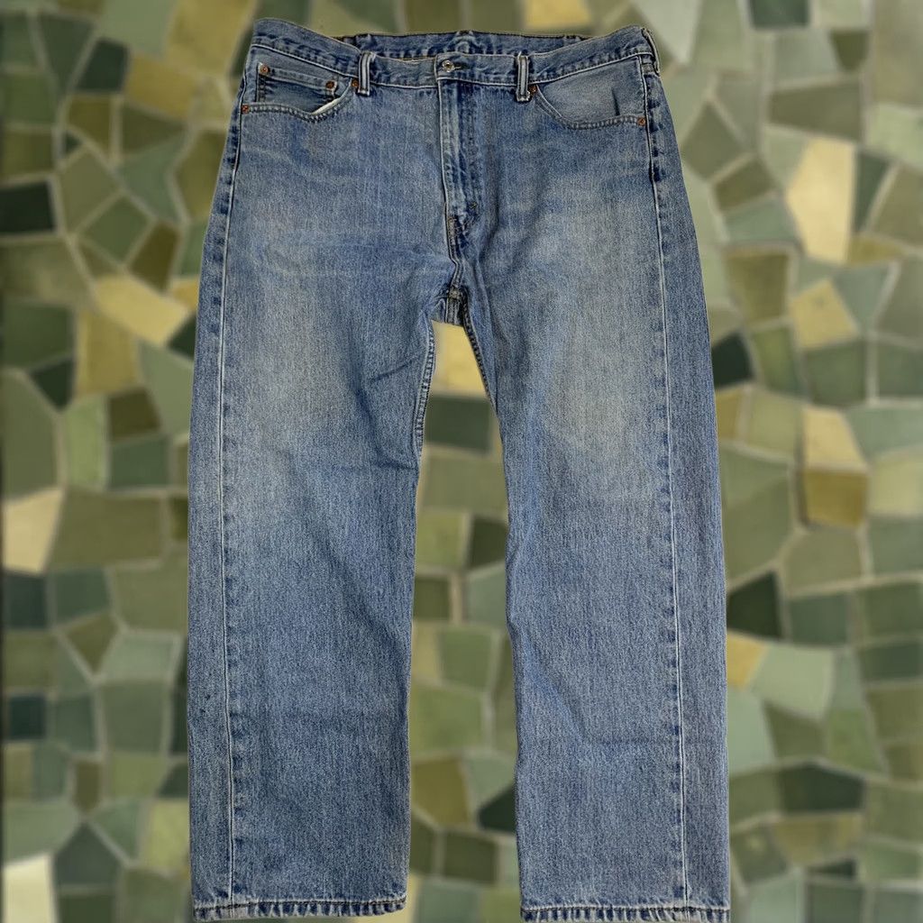 Levi's VINTAGE Levis 505 Jeans Mens 42x30 Blue Regular Straight American Workwear Light Denim Size US 42 / EU 58 - 1 Thumbnail