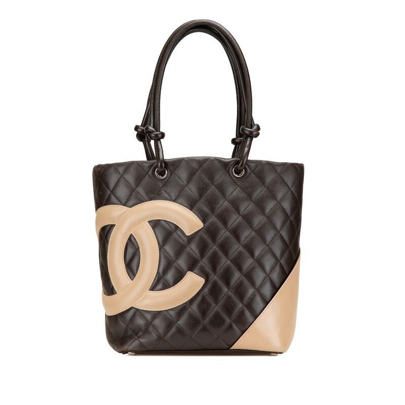 Chanel Chanel Chanel Cambon Line Lambskin Handbag Leather Tote Bag Size ONE SIZE - 1 Thumbnail
