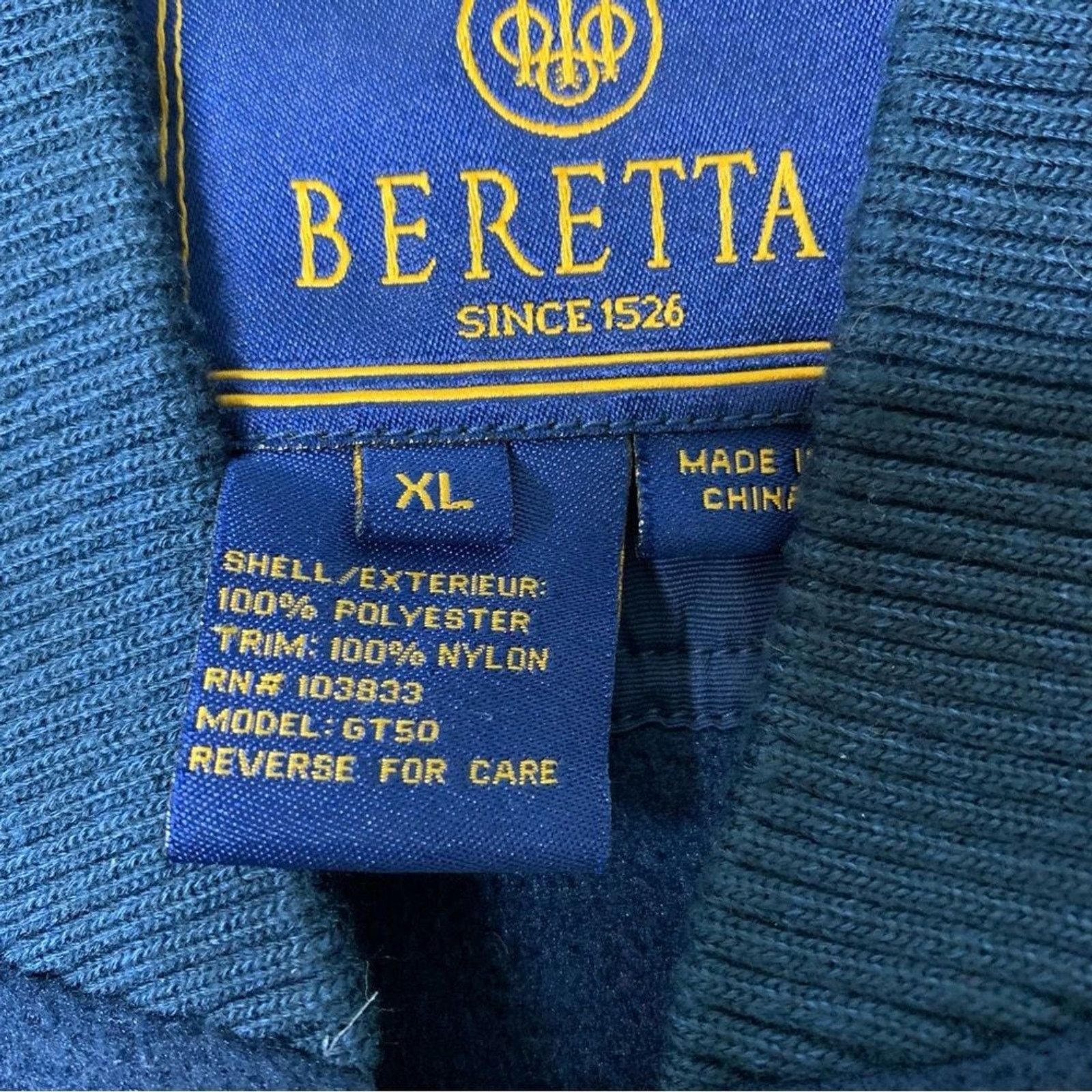 Beretta Beretta Men's Victory Fleece Shooting Jacket Hunting 2 Ways Size US XL / EU 56 / 4 - 11 Thumbnail