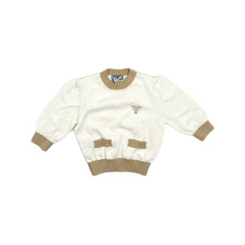 Prada Prada Color Block Short Sleeve Sweater-2506 Size US XS / EU 42 / 0 - 5 Thumbnail
