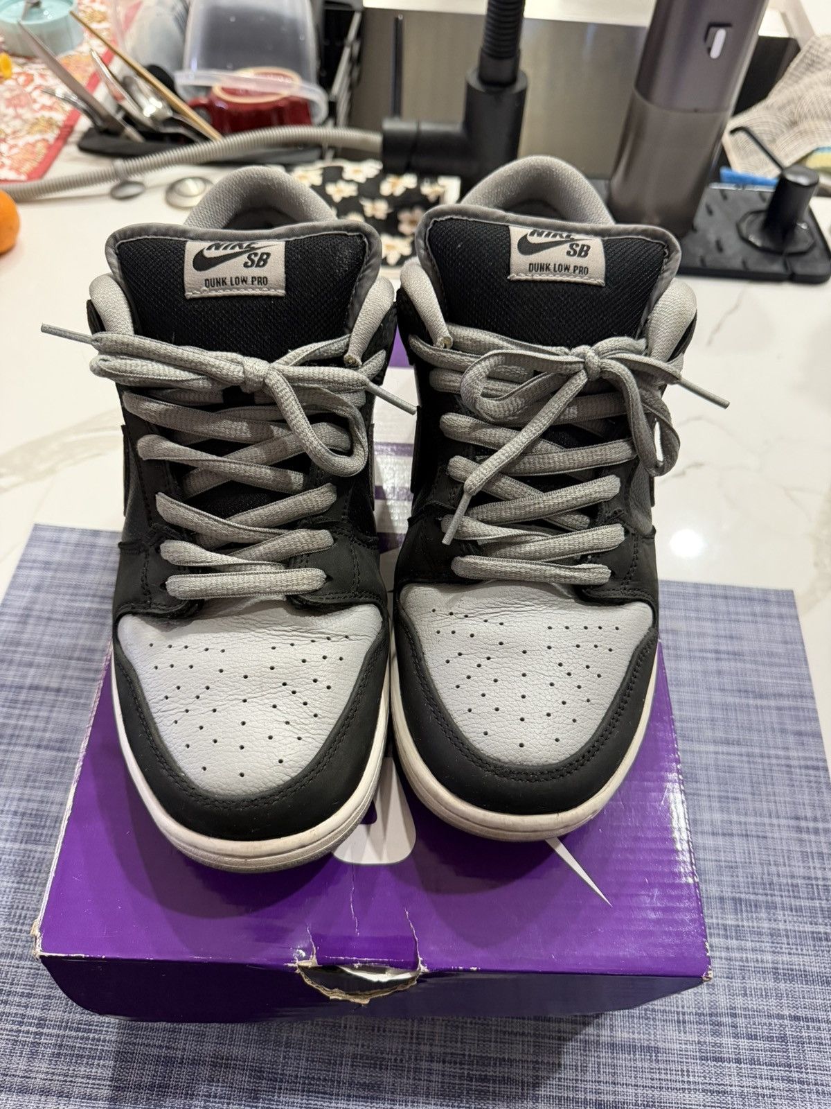 Nike Nike SB dunk low Shadow sz 10M Size US 10 / EU 43 - 5 Thumbnail