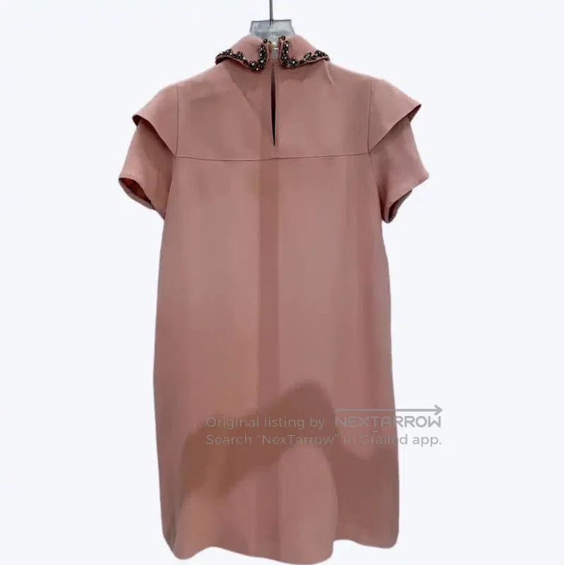 Miu Miu Miu Miu Pink Short Sleeve Dress . Size M / US 6-8 / IT 42-44 - 2 Thumbnail