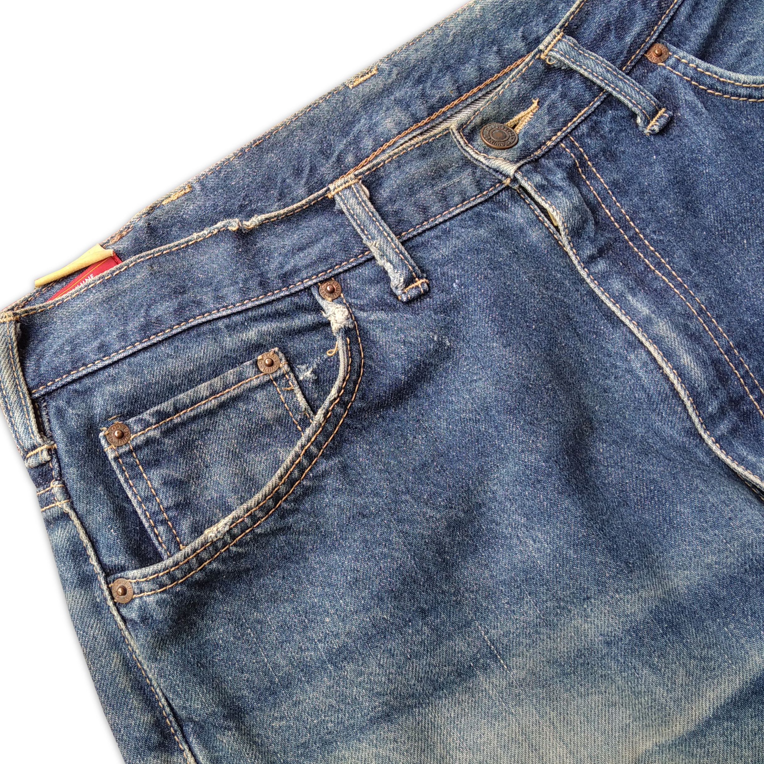 Edwin Vintage 90's EDWIN "US CLASSIC" Worn Denim Size US 34 / EU 50 - 3 Thumbnail