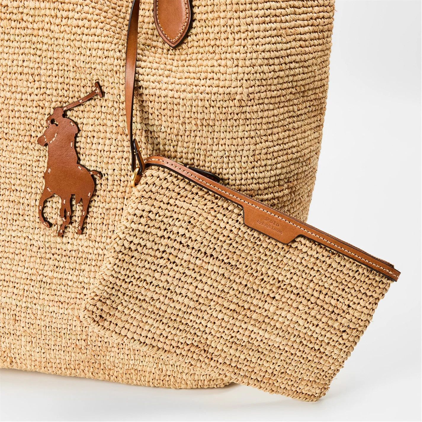 Polo Ralph Lauren o1g2r1mq0825 Size: OS / Natural Tote Bag in Beige Size ONE SIZE - 4 Thumbnail
