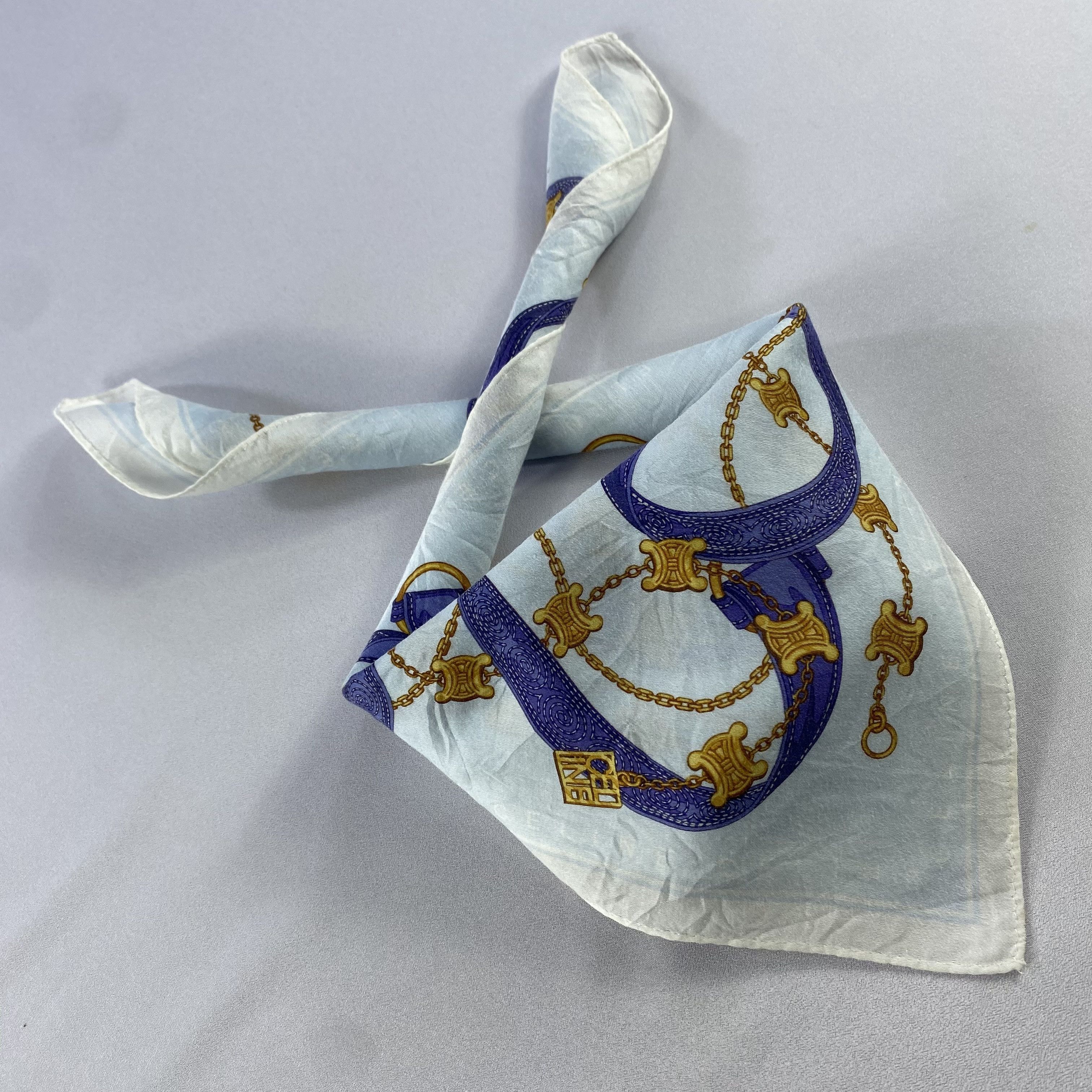 Celine × Vintage Celine Bandana/ Handkerchief / Neckerchief Size ONE SIZE - 2 Thumbnail