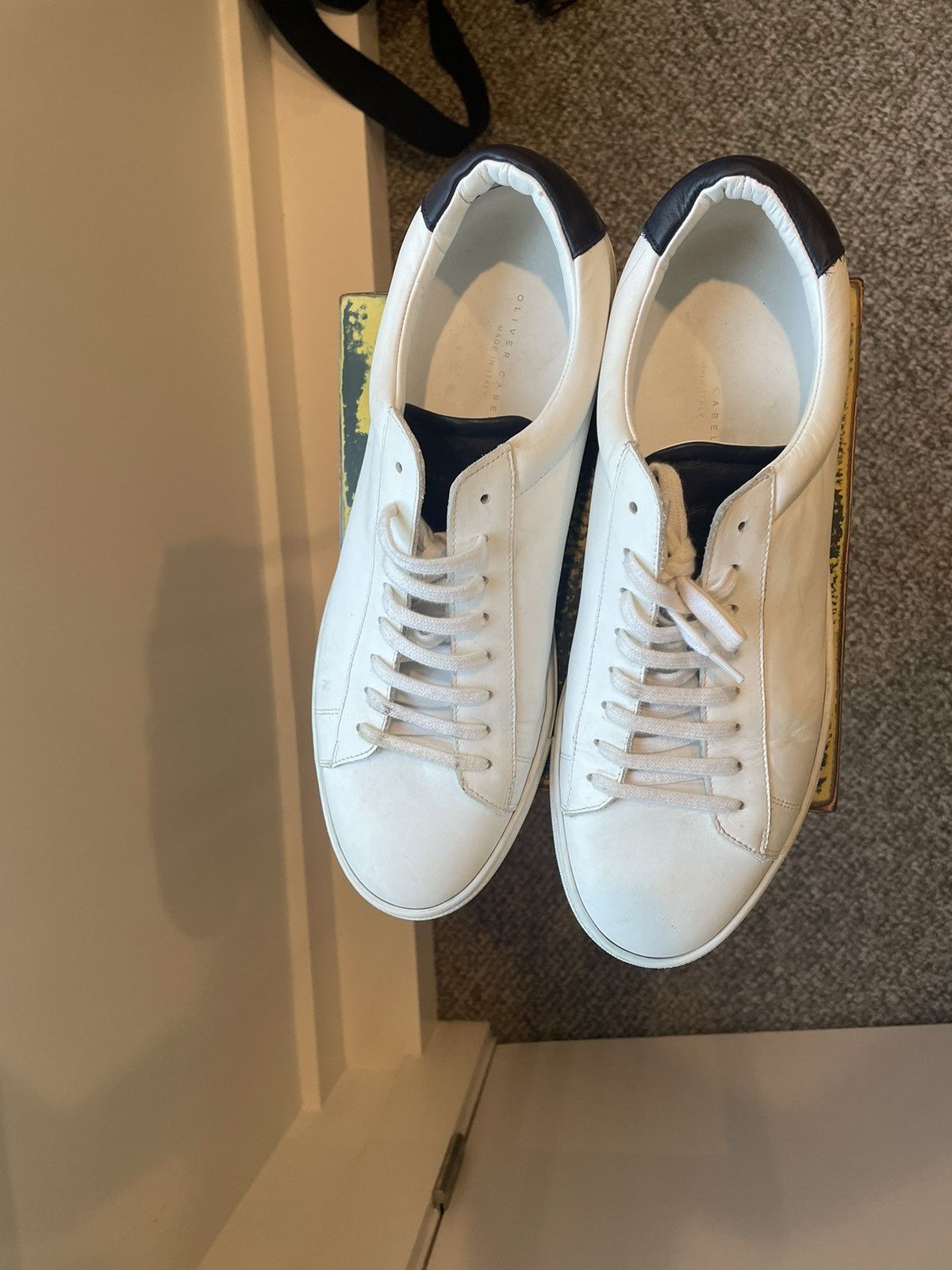 Oliver Cabell White and Blue Oliver Cabell Sneaker Size US 13 / EU 46 - 2 Thumbnail