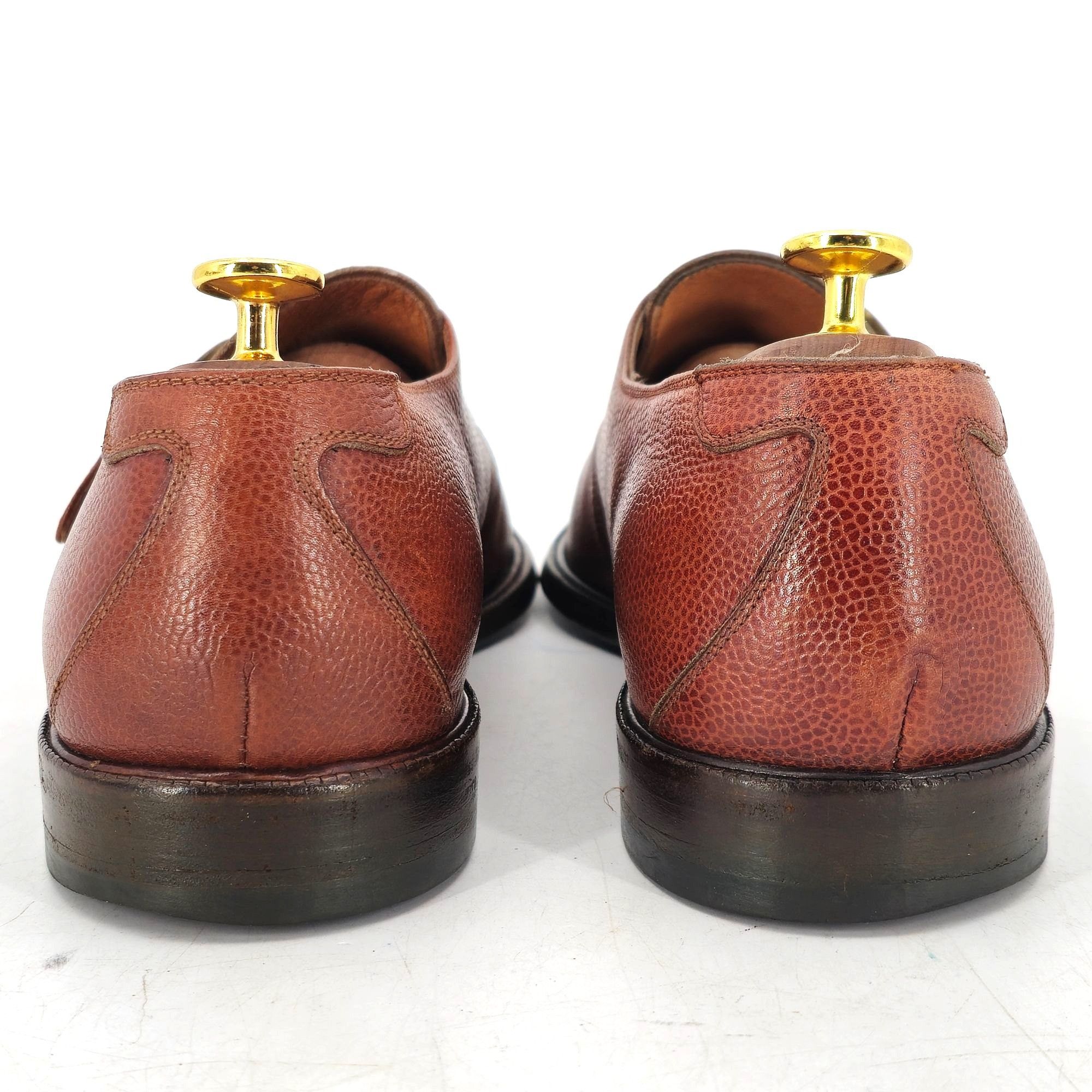 Salvatore Ferragamo Salvatore Ferragamo Italy Dress Shoes Mens 9.5 Brown Leather Size US 9.5 / EU 42-43 - 6 Thumbnail