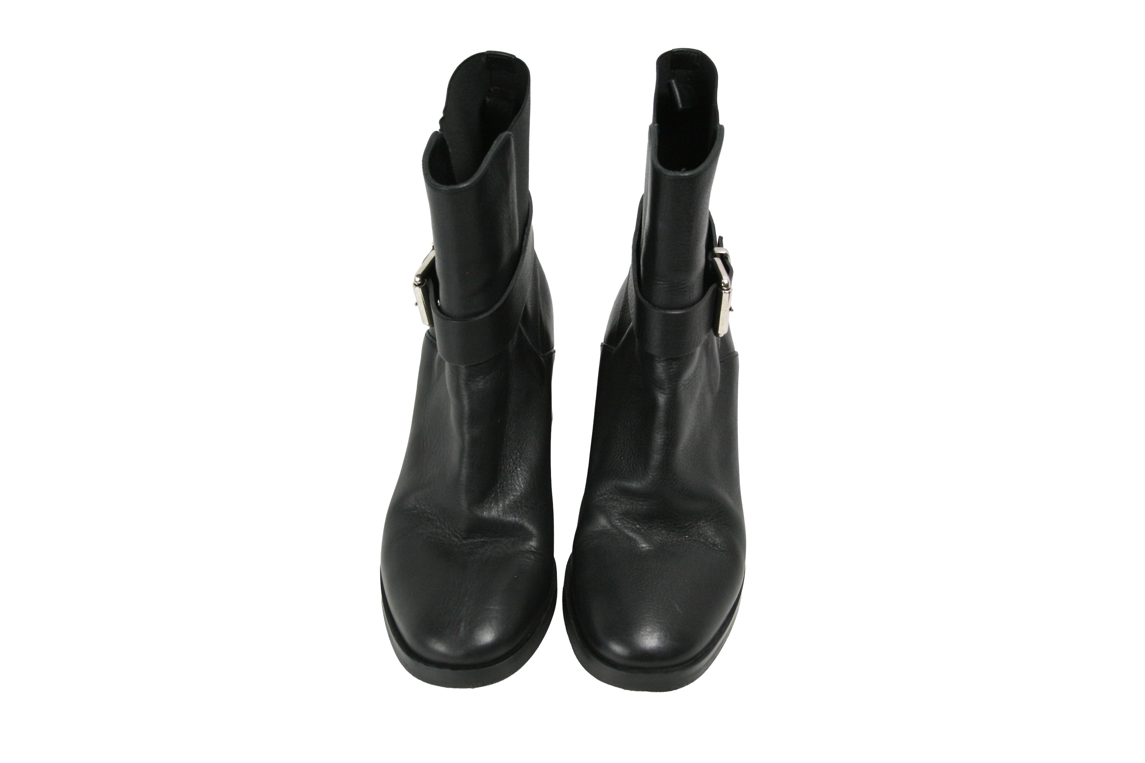Cos Biker Ankle Boots Size US 7 / IT 37 - 9 Thumbnail