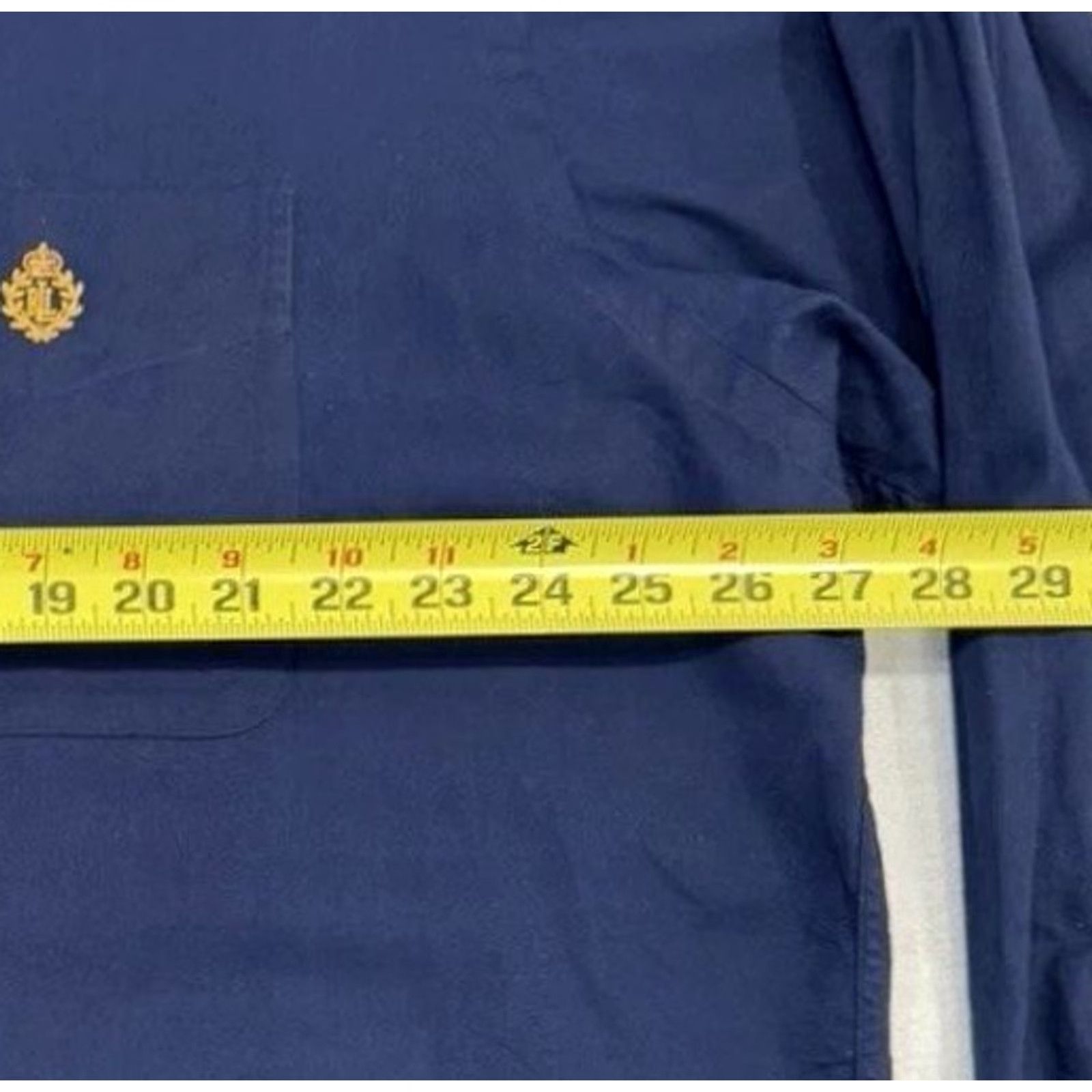 Polo Ralph Lauren VINTAGE Polo Ralph Lauren Shirt Men XL Classic Fit Long Sleeve Button- Down Crest Blue 90s Retro Logo Button-Up Mens Size US XL / EU 56 / 4 - 5 Thumbnail