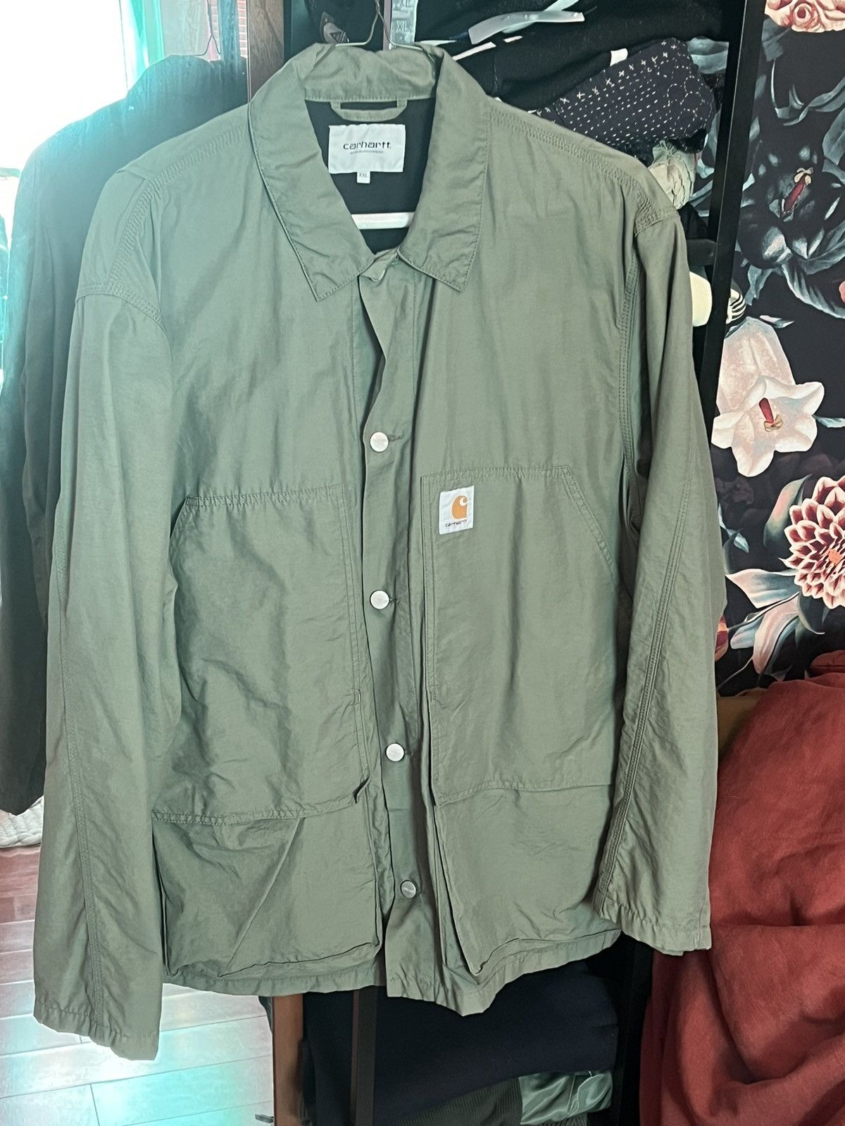 Carhartt Wip Carhartt WIP olive cargo jacket Size US XXL / EU 58 / 5 - 1 Thumbnail