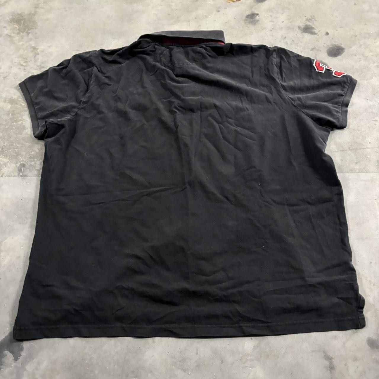 U.S. Polo Assn. Crazy Vintage Y2K/2000s Black & Red U.S. Polo Assn. Grunge Streetwear Polo Shirt! Size 2XL Size US XXL / EU 58 / 5 - 5 Thumbnail