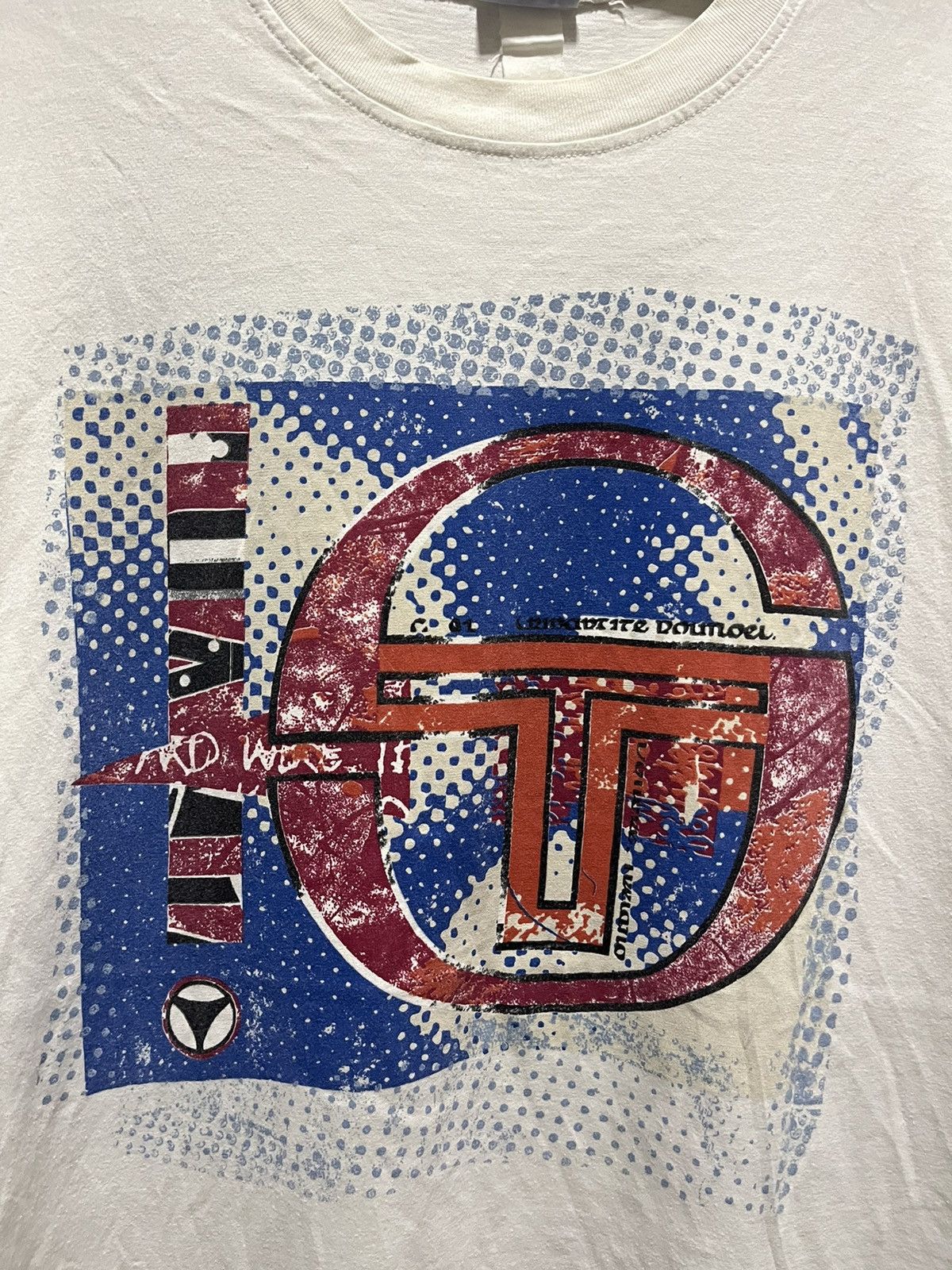 Sergio Tacchini Sergio Tacchini Big Logo Tee 90s Size US L / EU 52-54 / 3 - 2 Thumbnail