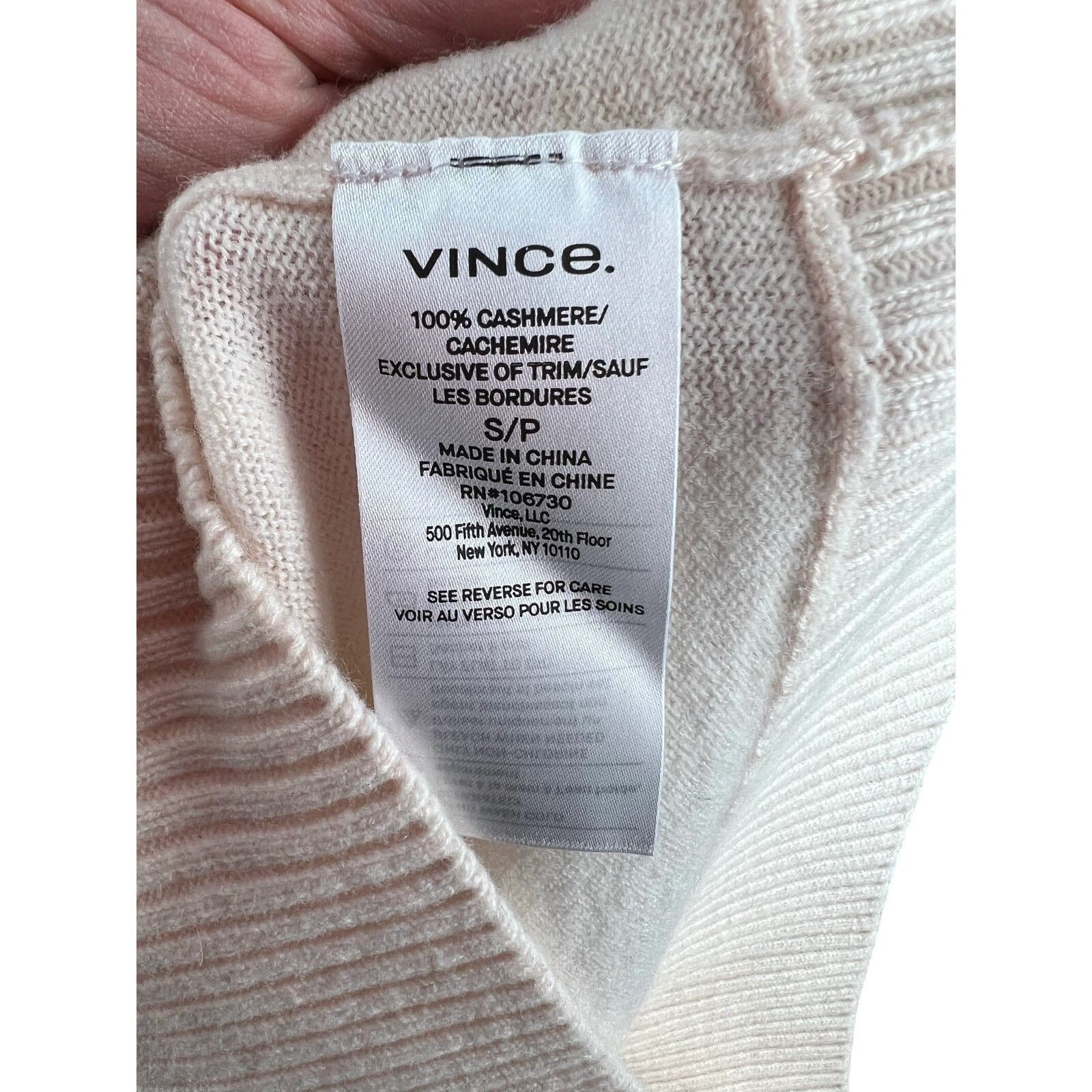 Vince Vince Cashmere sweater sz XS Size XS / US 0-2 / IT 36-38 - 5 Thumbnail