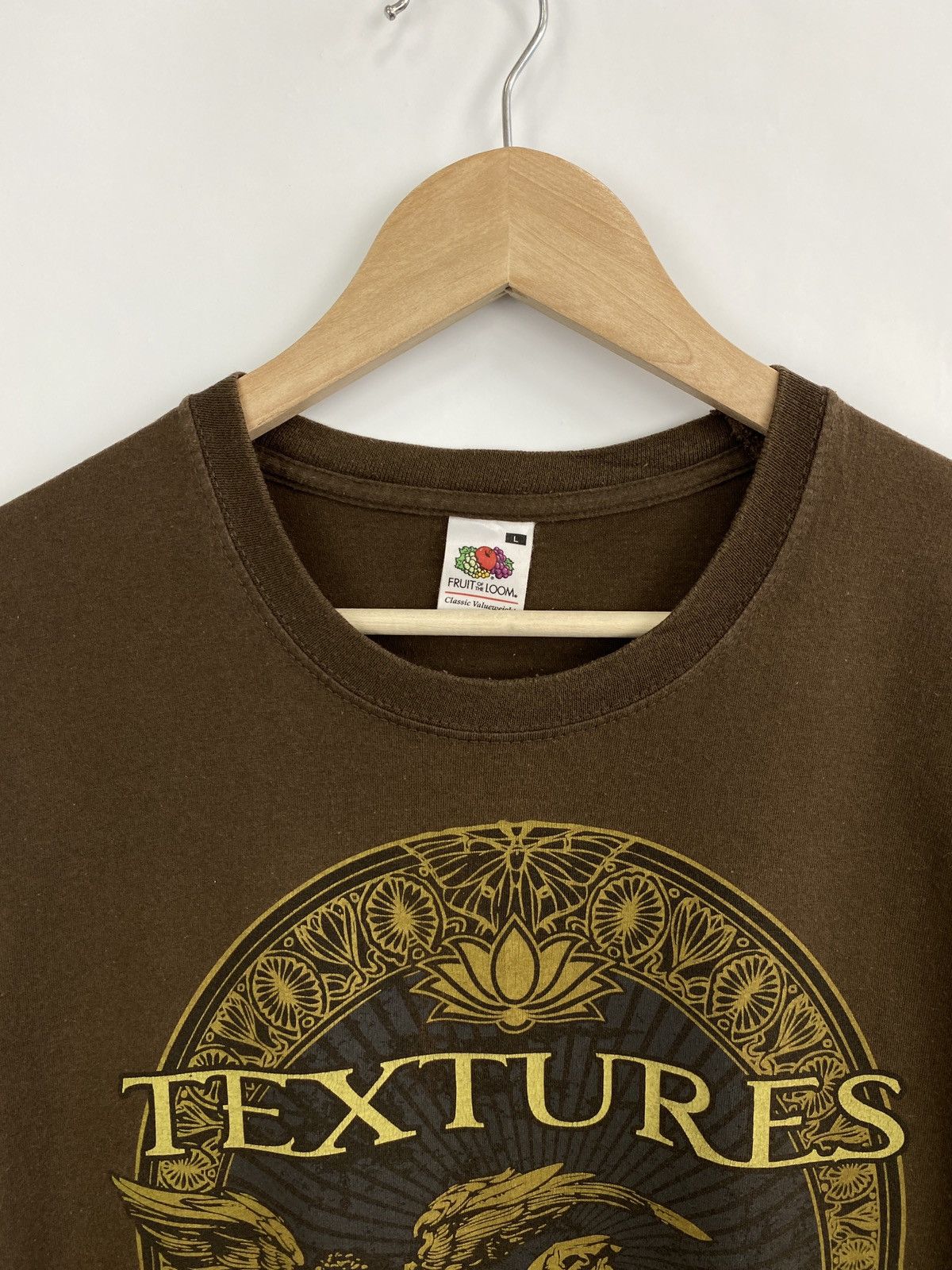 Other Vintage 90s Textures brown t-shirt rare retro hype Y2K Size US L / EU 52-54 / 3 - 5 Thumbnail