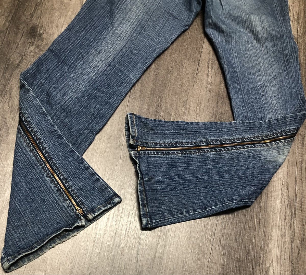 Designer × Japanese Brand Rodes Roses x Haphazard Jeans Size US 29 - 16 Thumbnail