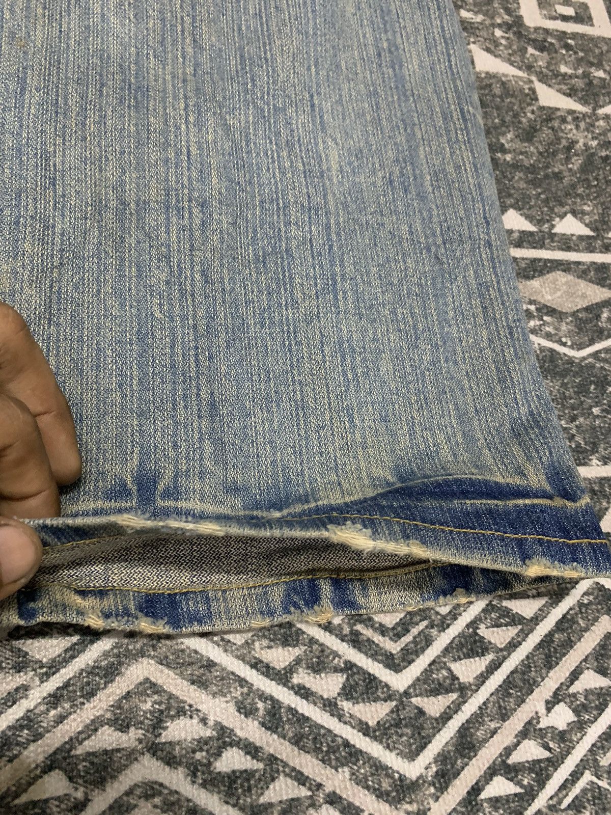 If Six Was Nine HYSTERIC GLAMOUR INSPIRED JAPANESE UNBRAND DISTRESSED Size US 32 / EU 48 - 14 Thumbnail