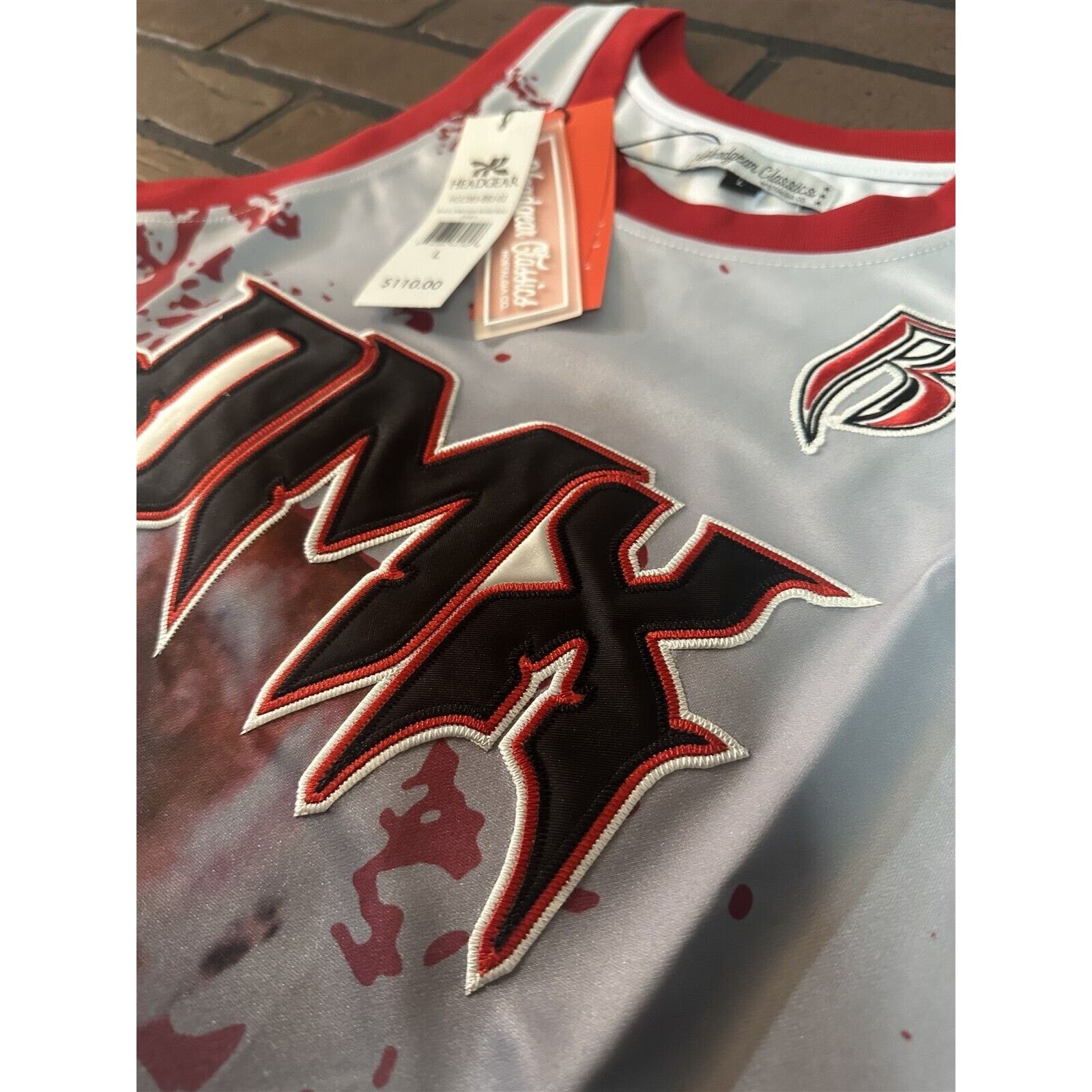 Other DMX -White Flesh of My Flesh Jersey~Never Worn~L XL Size US L / EU 52-54 / 3 - 8 Thumbnail