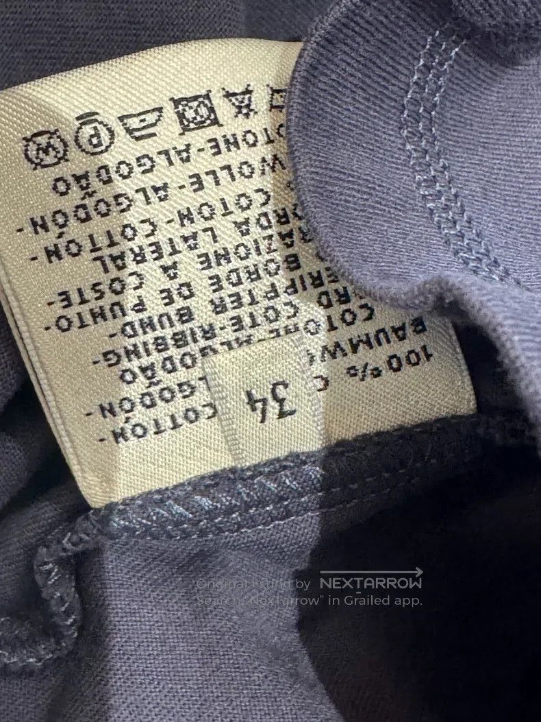 Hermes Hermes Dark Blue Single Pocket Embroidered T-shirt Size XXS / US 00 / IT 34 - 7 Thumbnail