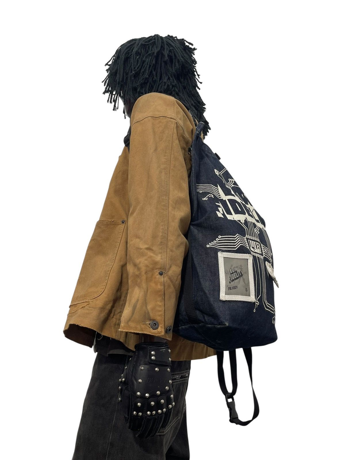 Japanese Brand Backpack Denim Milk Boy Japan Bag 6🟩 Size ONE SIZE - 4 Thumbnail