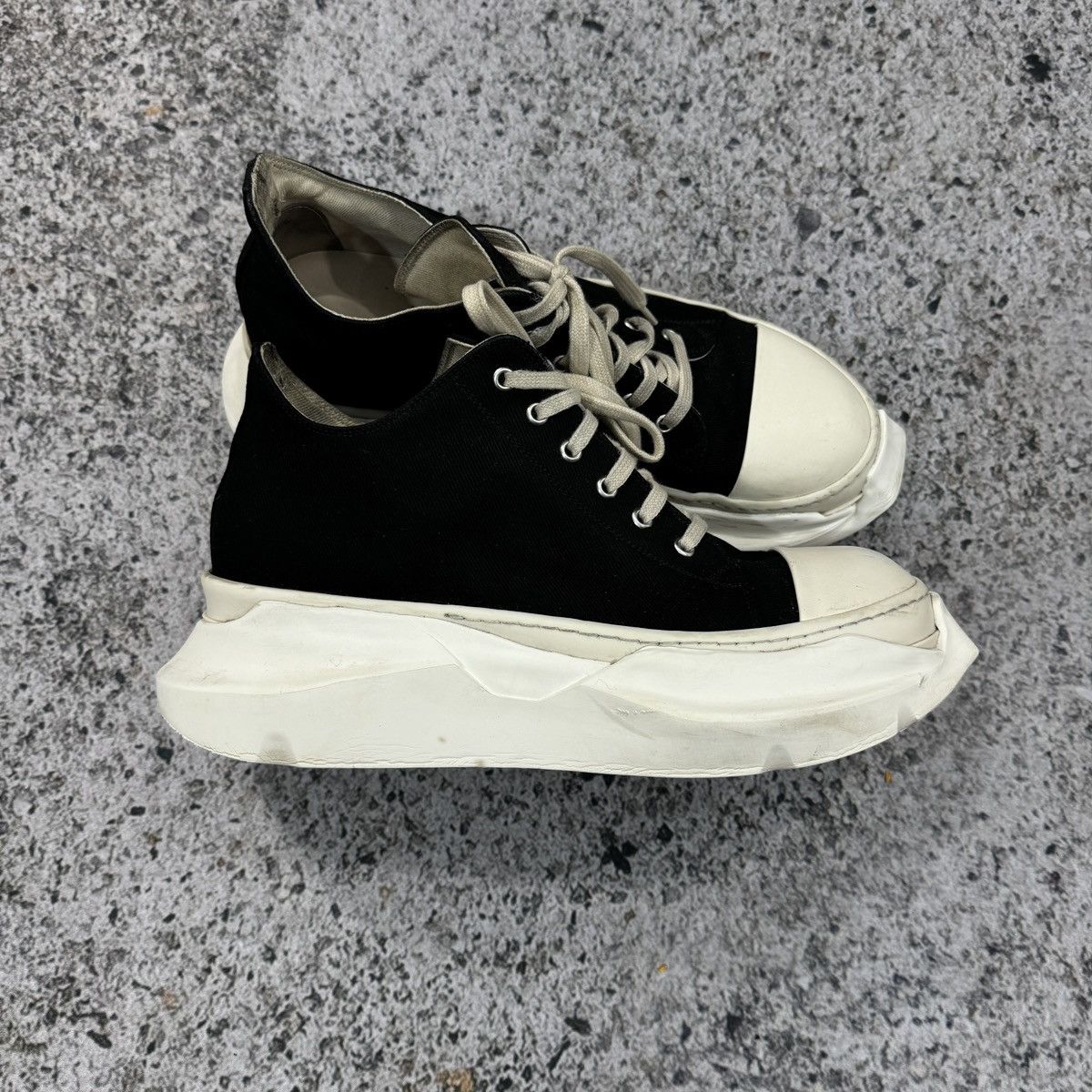 Rick Owens Rick Owens Strobe Leather Vintage Sneakers Vans - 44 | Grailed