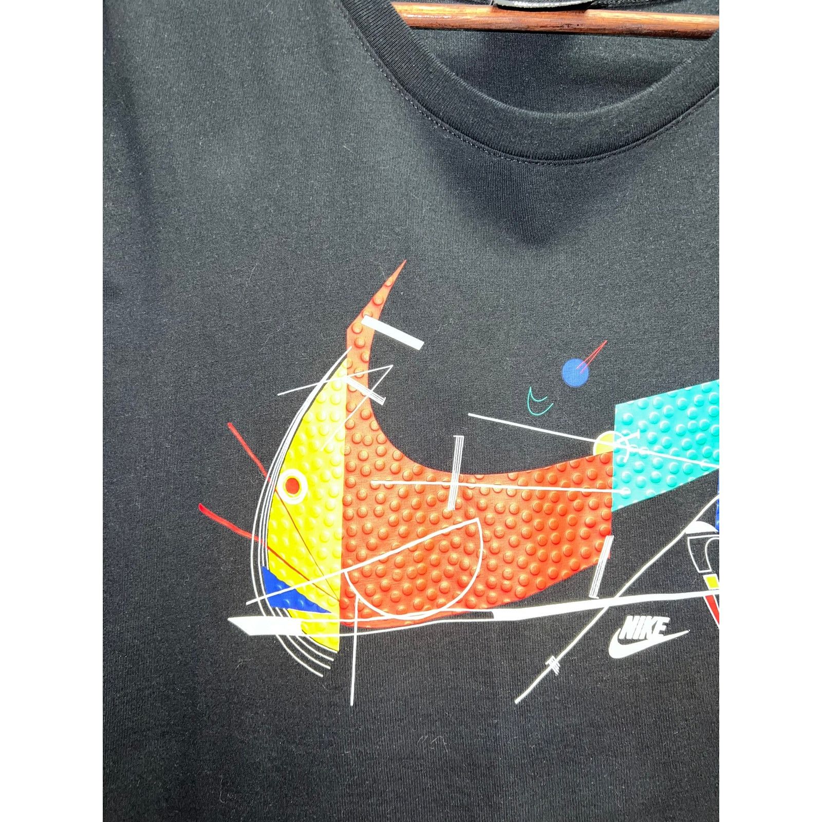 Nike Nike Game Changer Shirt Mens NSW Black Multicolor Logo 2XL Size US XXL / EU 58 / 5 - 3 Thumbnail