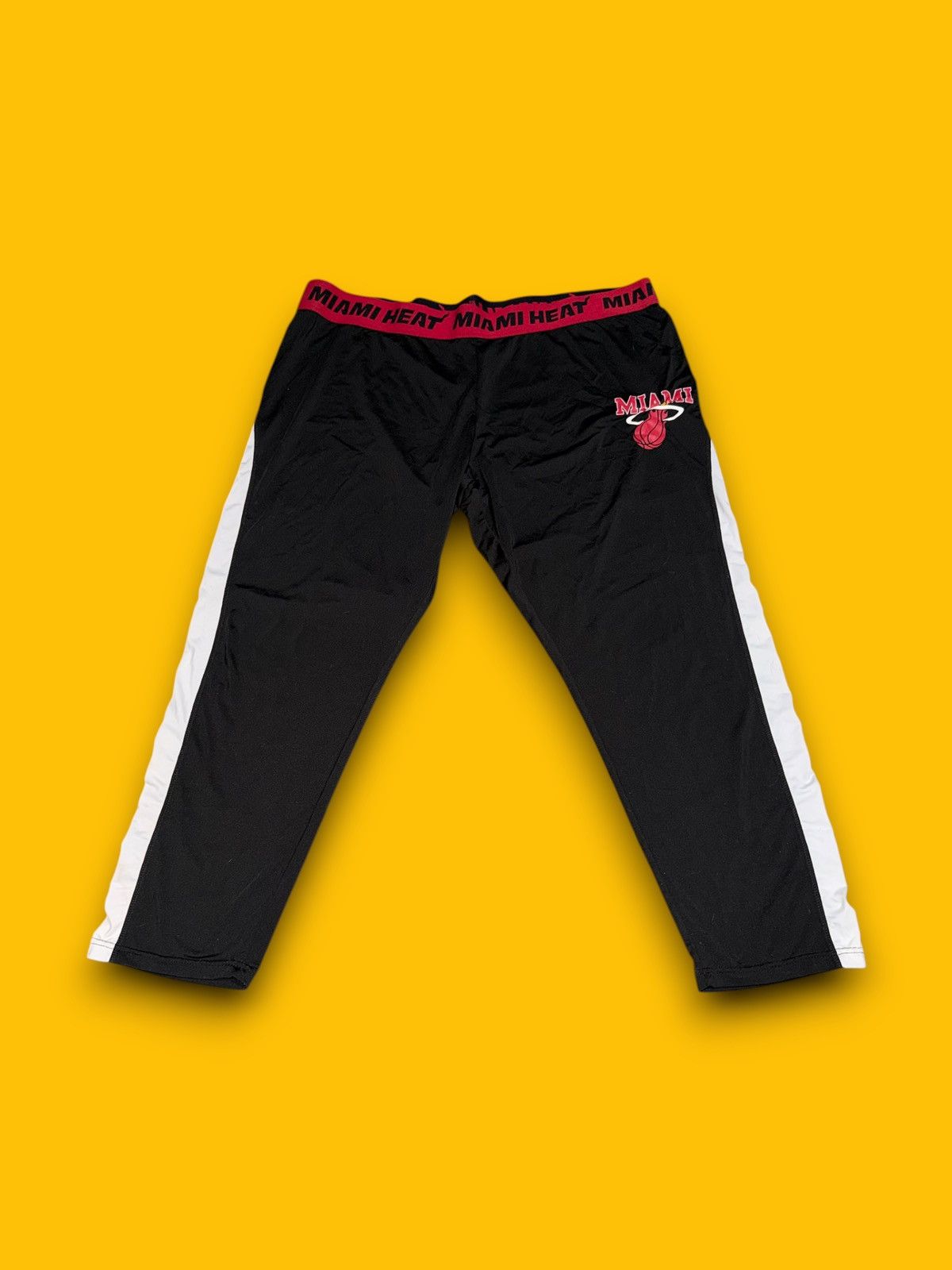 NBA Miami Heat NBA Ultra Game wide leg track pants black 3XL Size US 40 / EU 56 - 2 Thumbnail