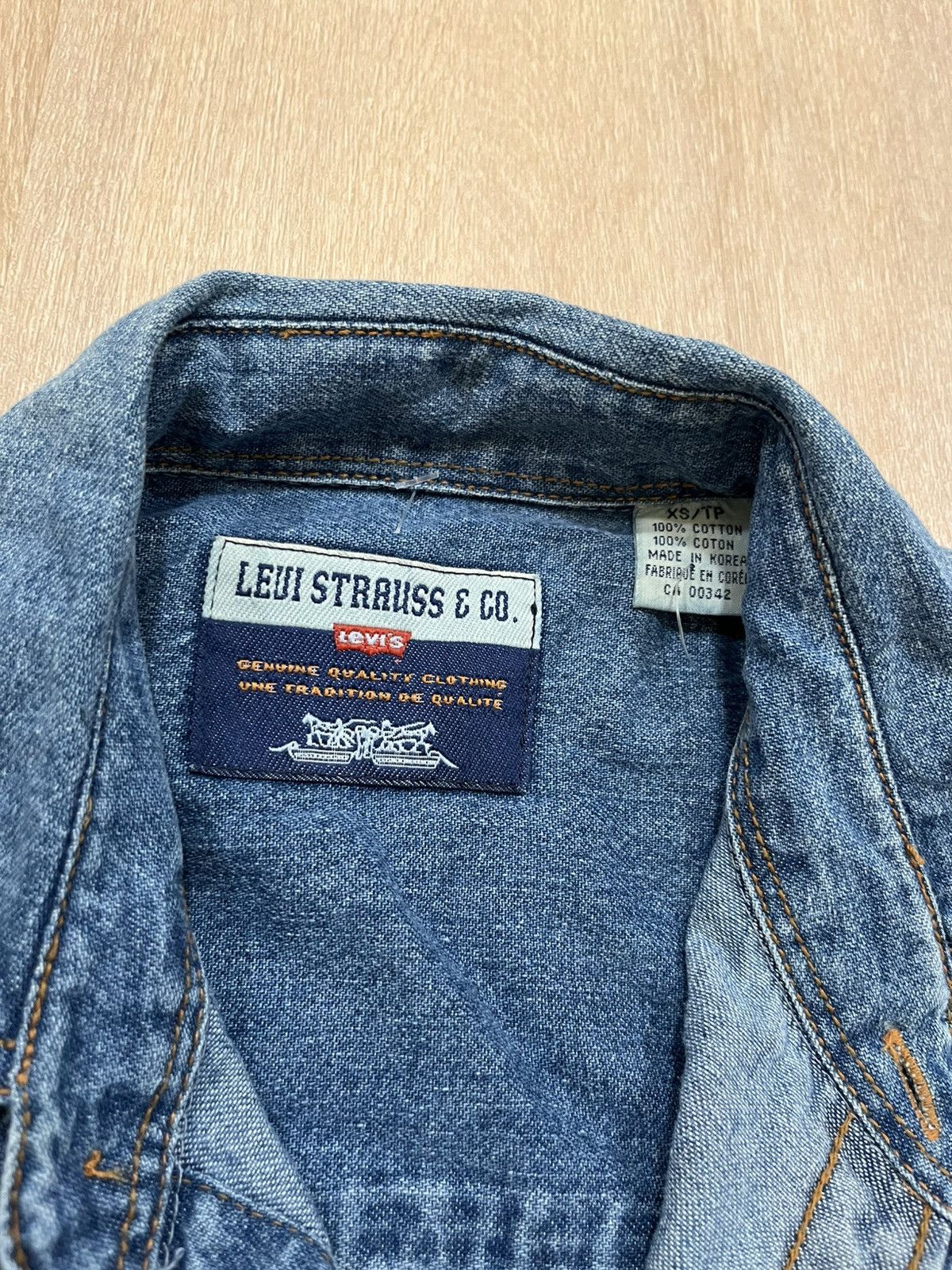Supreme BNWT Orange Tabs Levis denim shirt Size US S / EU 44-46 / 1 - 4 Thumbnail