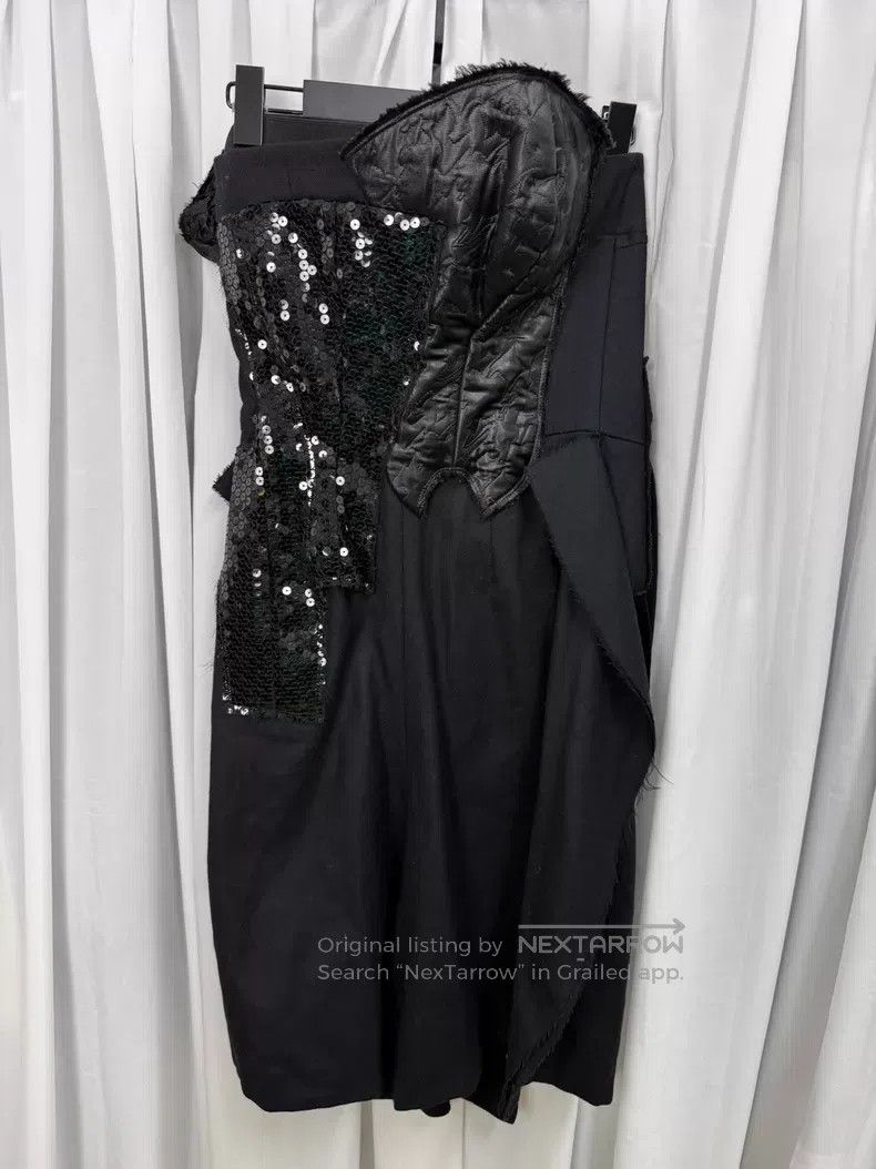 Comme des Garcons Comme Des Garcons Spliced-structure strapless dress| Size S / US 4 / IT 40 - 5 Thumbnail