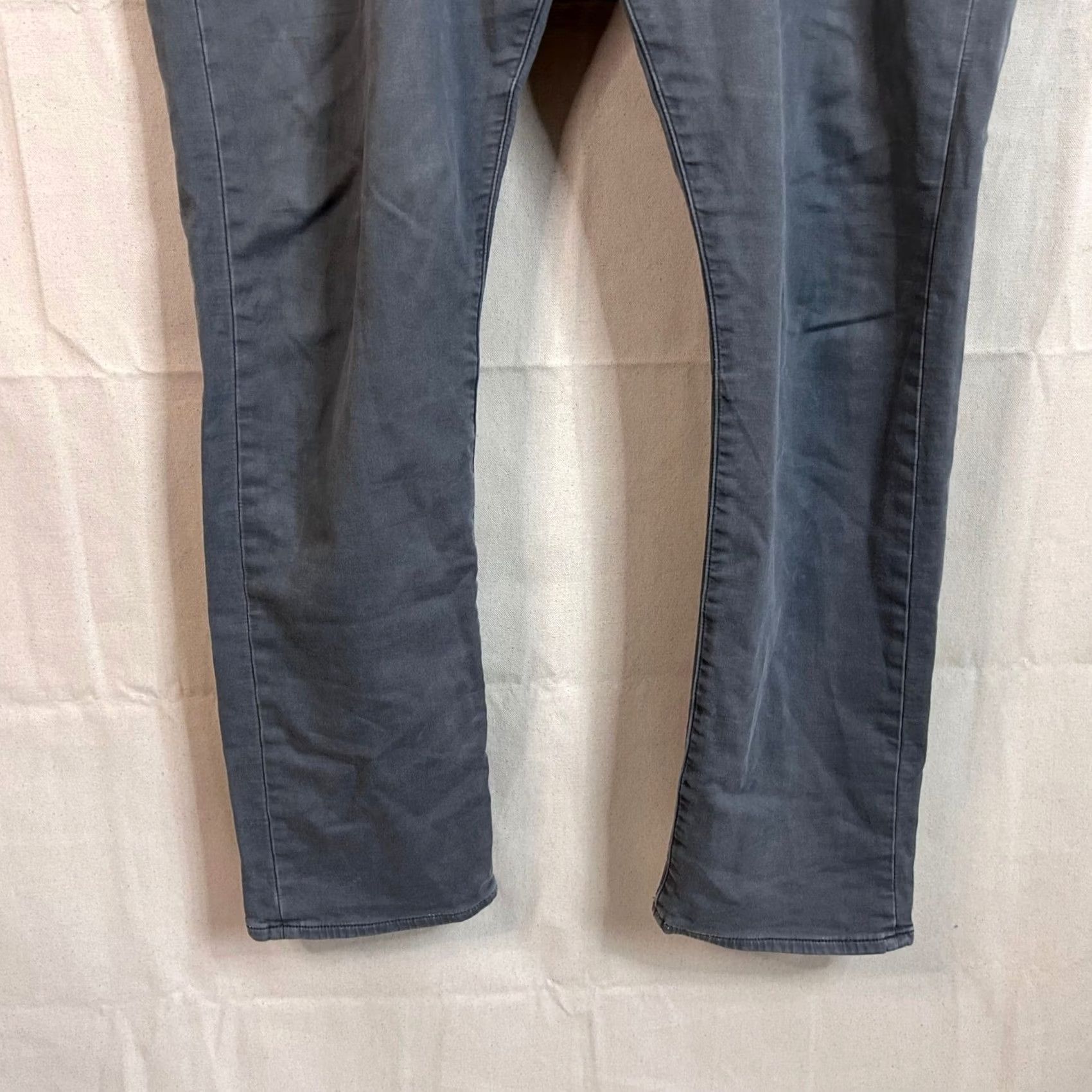 Polo Ralph Lauren Polo Ralph Lauren Gray Solid Cotton Slim Fit Five Pocket Chino Pants 36x32 Mens Size US M / EU 48-50 / 2 - 4 Thumbnail