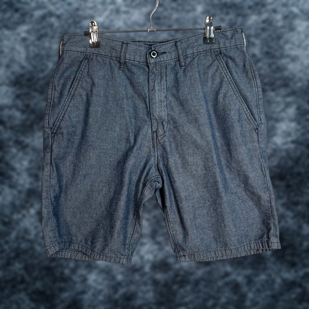 Levi's Levis Mens Shorts 30 Chambray Blue Chino Cotton Size US 30 / EU 46 - 1 Thumbnail