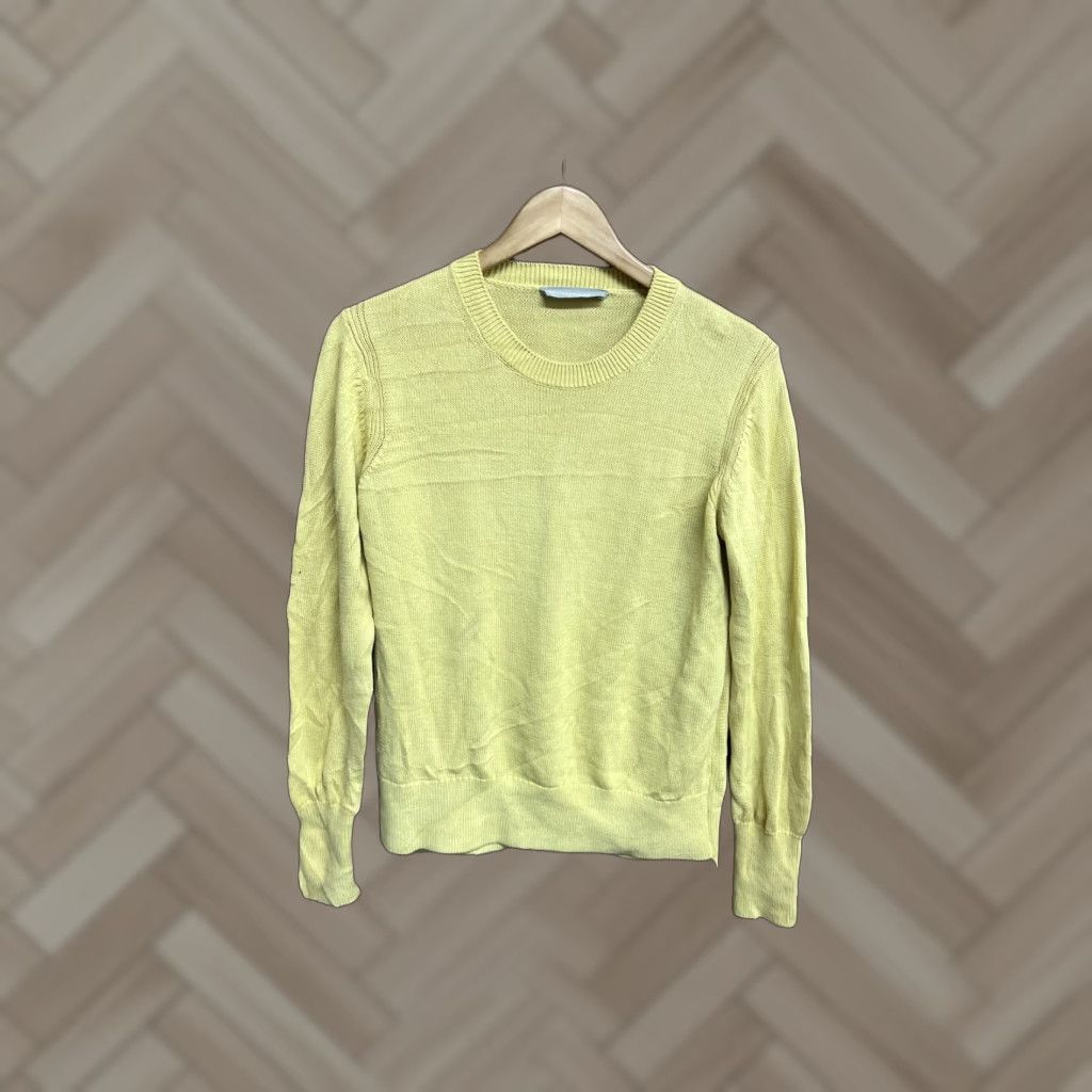 Everlane Everlane Yellow Knitted Pullover Sweater Women Size M Size M / US 6-8 / IT 42-44 - 1 Thumbnail