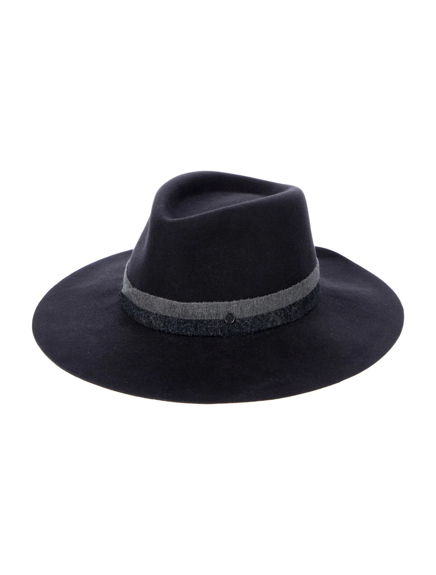 Maison Michel Maison Michel Paris Grey Navy Virginie Wool-Felt Hat Size S Size ONE SIZE - 1 Thumbnail