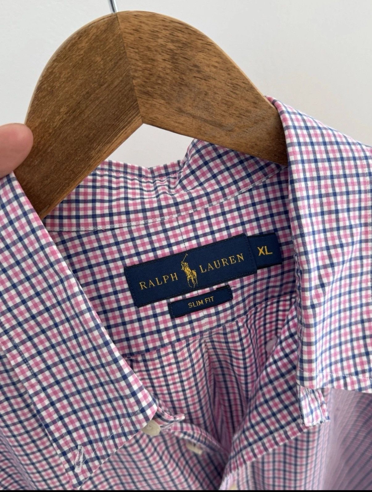 Polo Ralph Lauren Ralph Lauren Checked Pink Button Up Shirt Men’s Size xl Size US XL / EU 56 / 4 - 4 Thumbnail