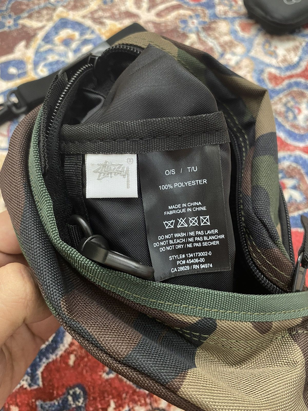 Stussy Stussy Stock Pouch - Camo Size ONE SIZE - 2 Thumbnail