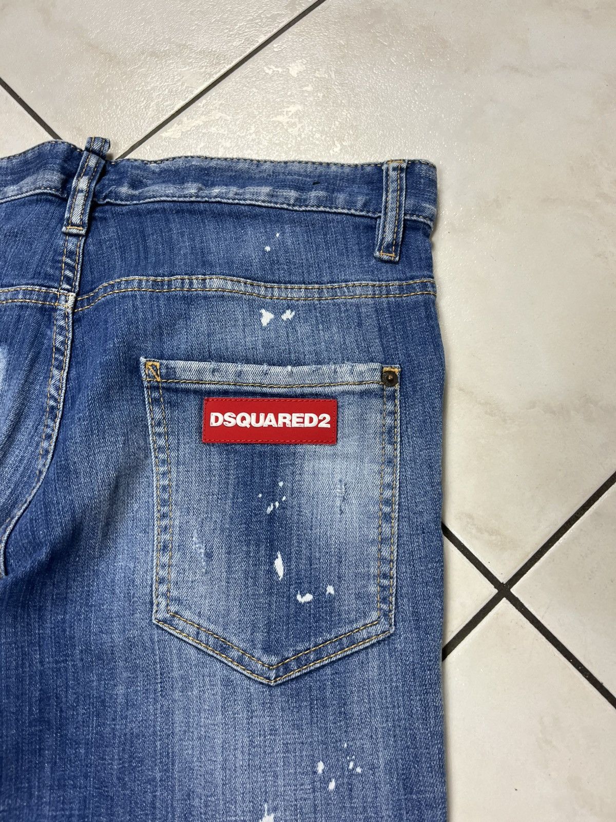 Designer × Dsquared2 Dsquared2 distressed denim skater jeans pants washed ripped Size US 34 / EU 50 - 15 Thumbnail