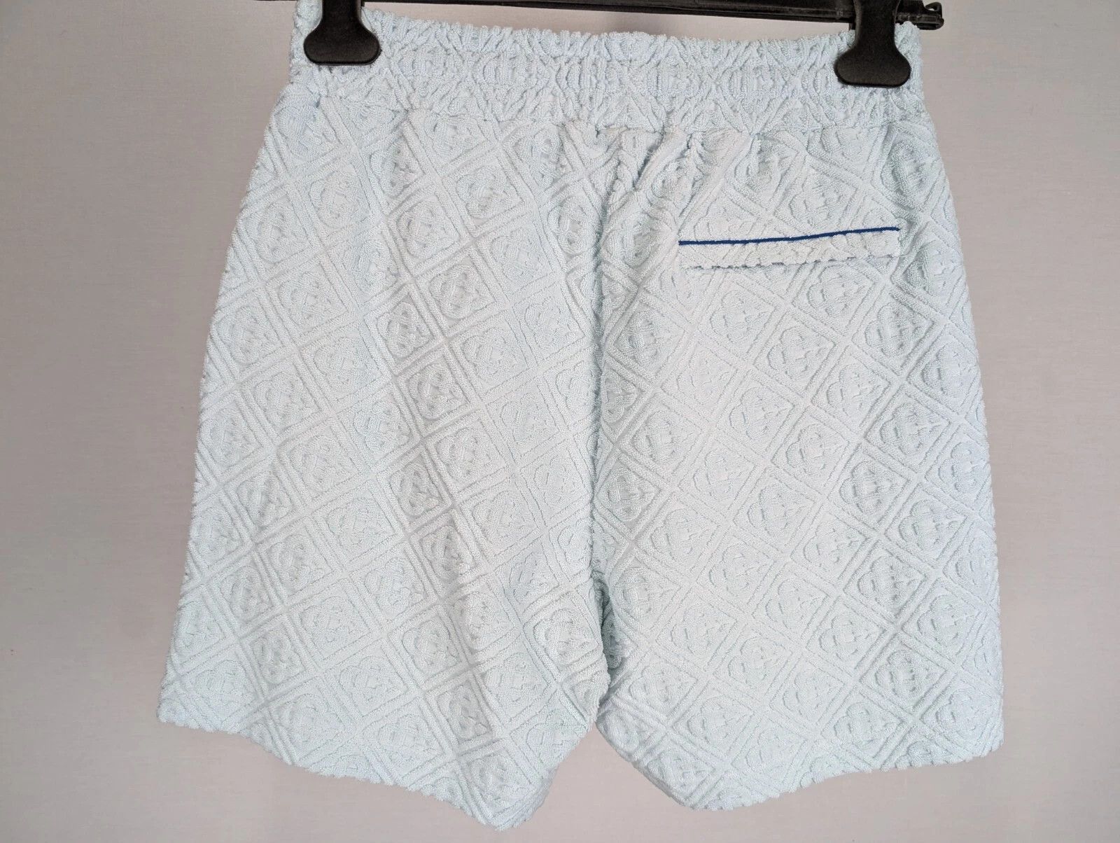 Casablanca o1rshd1 DUP / Towelling Monogram Shorts in Light Blue Size US 30 / EU 46 - 13 Thumbnail
