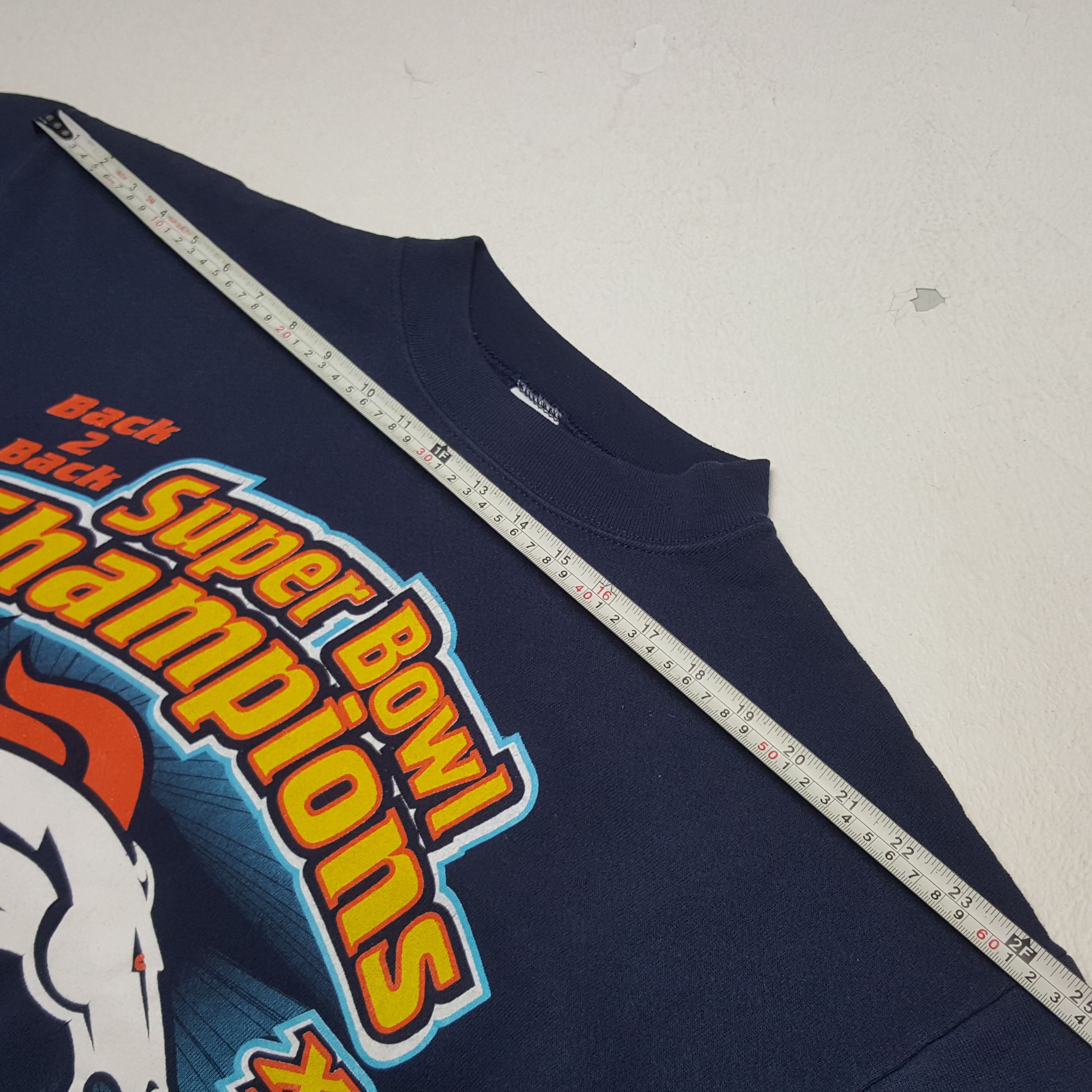 Logo 7 × NFL × Vintage Vintage 90's Denver Broncos American Football Sweatshirt Size US L / EU 52-54 / 3 - 9 Thumbnail