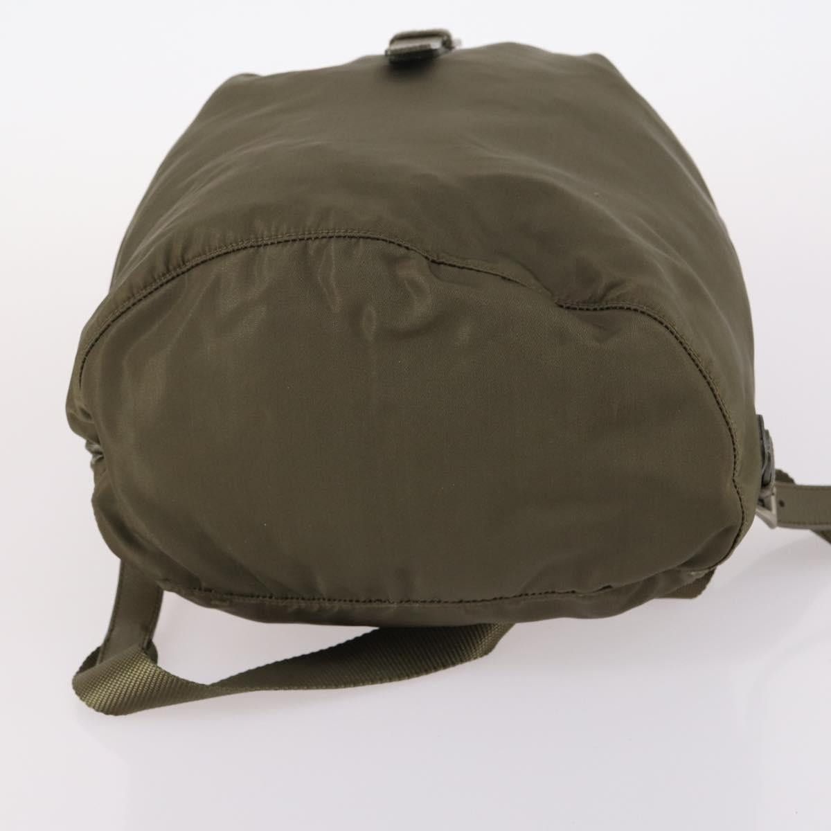 Prada PRADA Backpack Nylon Khaki Silver Size ONE SIZE - 9 Thumbnail