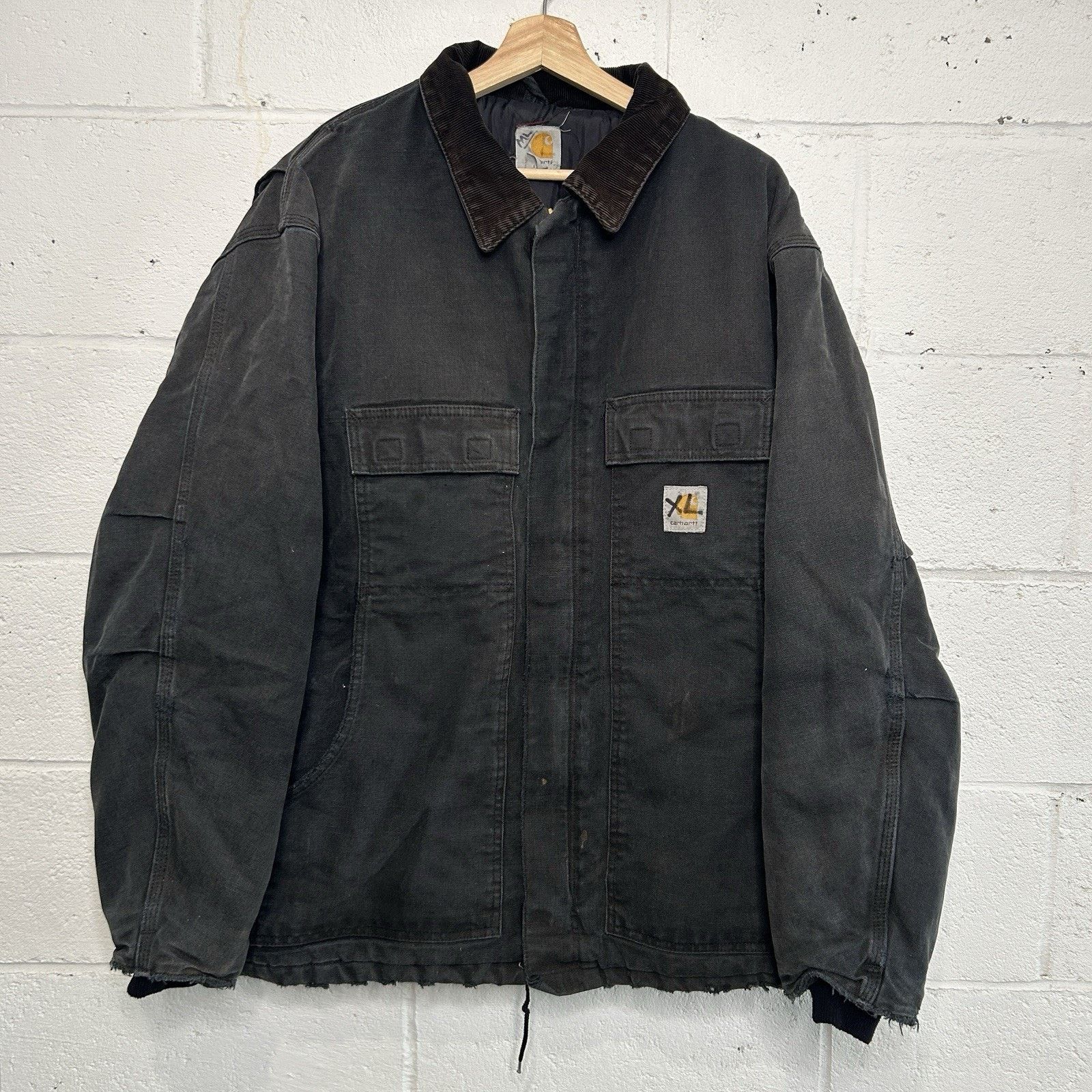 Carhartt VTG Carhartt CQ185 Black Duck Arctic Quilt Lined Coat
