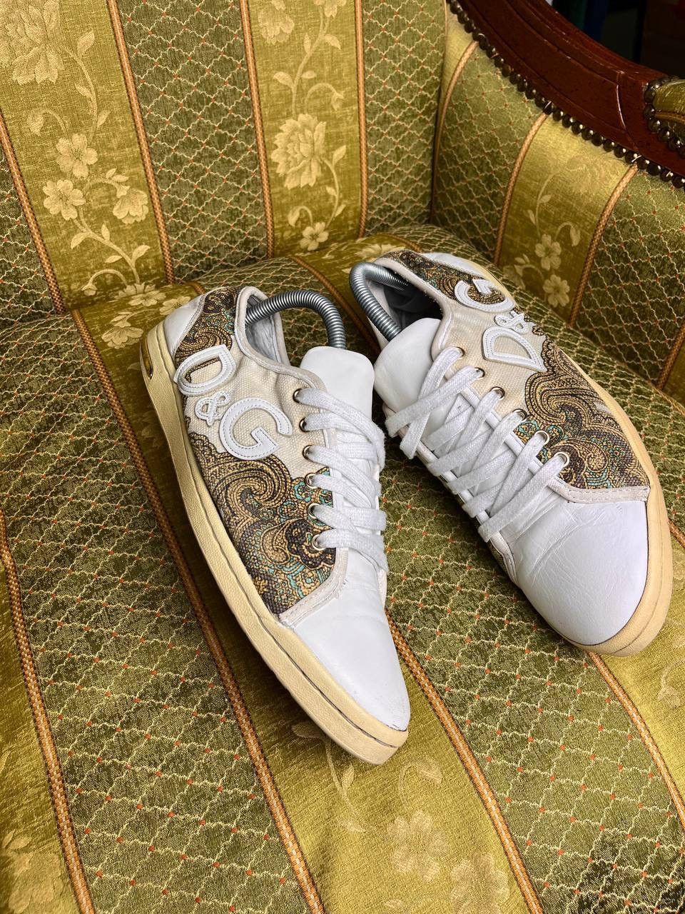 Designer Vintage Dolce&Gabbana Mouse Leather Sneakers 41 Size US 7.5 / EU 40-41 - 8 Thumbnail