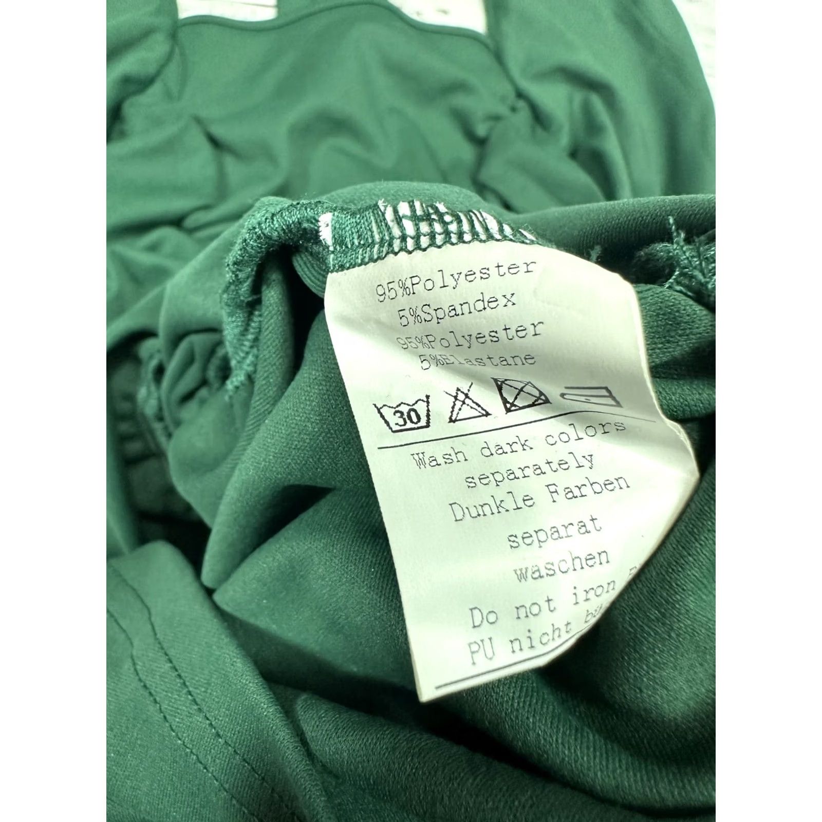 Vintage Grace Karin Green Ruched Dress Mini Cocktail Sleeveless Stretch Womens Sz S NWT Size S / US 4 / IT 40 - 5 Thumbnail