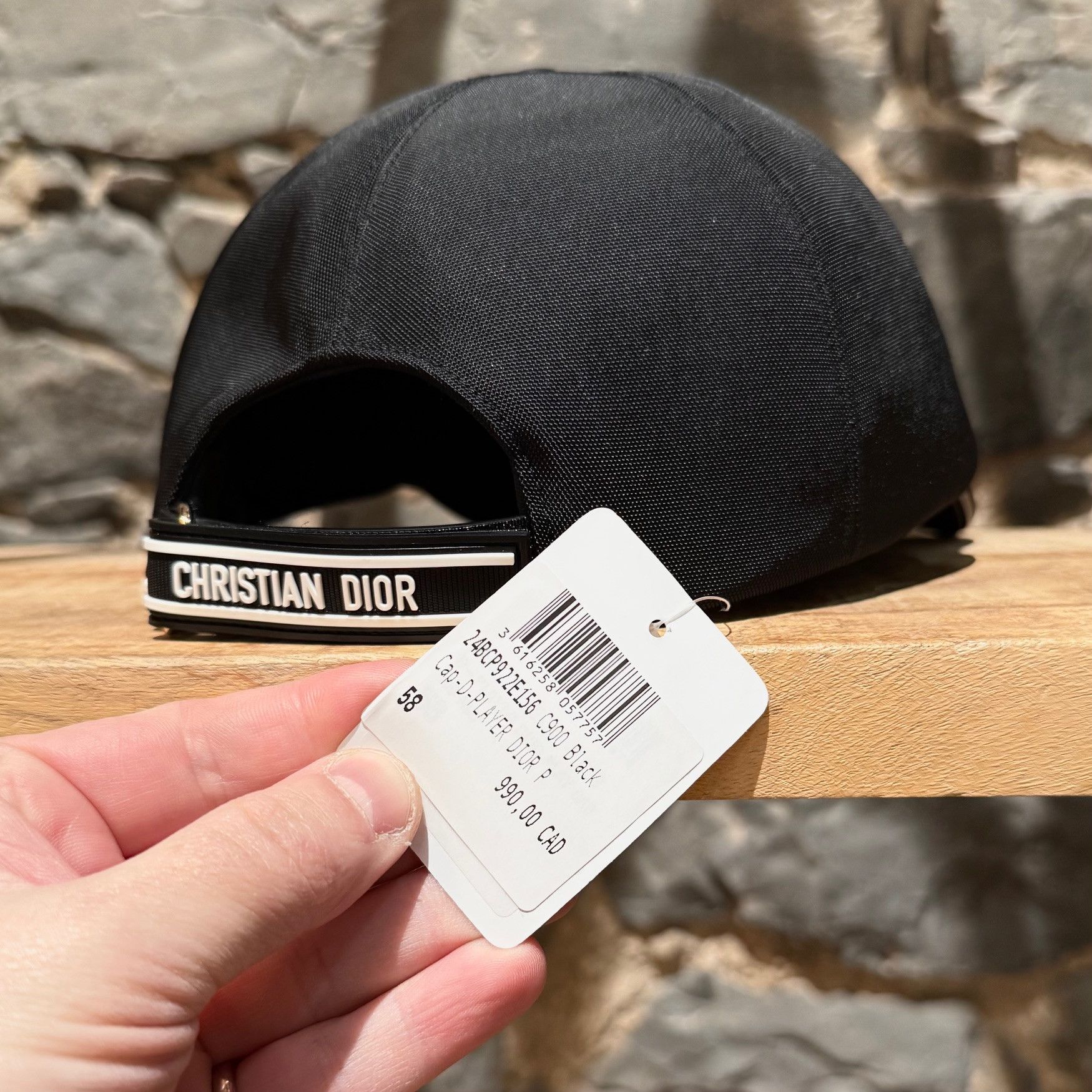 Dior Dior Black D-Player Star Logo Baseball Cap - 58 cm Size ONE SIZE - 6 Thumbnail