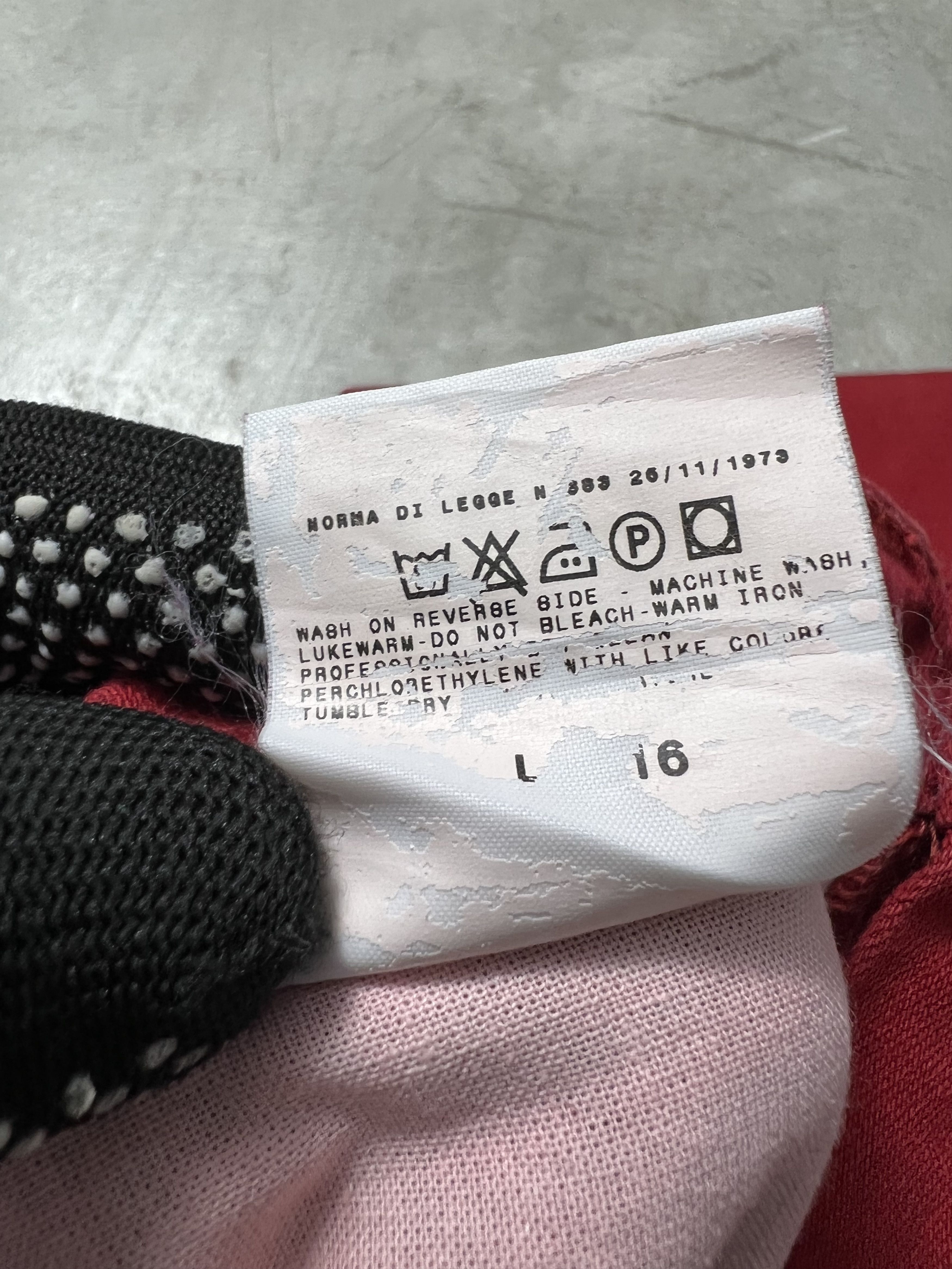 Versace Jeans Couture VERSACE Jeans Couture Red Denim GTMPT379 Size 26" / US 2 / IT 38 - 12 Thumbnail