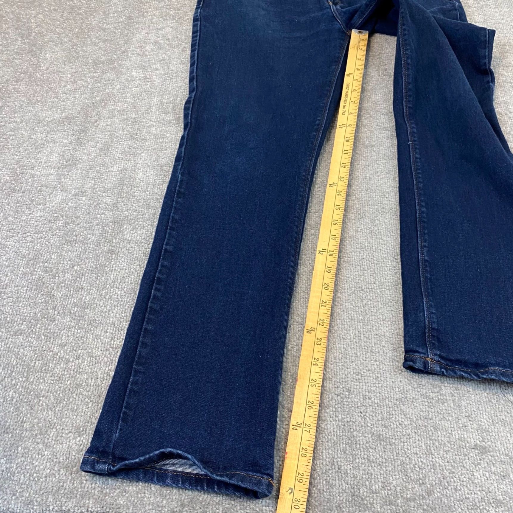 Mott & Bow MOTT & BOW Jeans Men 36x32 Straight Dark Blue Light Wash Denim Stretch 5-Pocket Regular Belt Loops Mid Rise Blue Vintage? No. Size US 36 / EU 52 - 5 Thumbnail